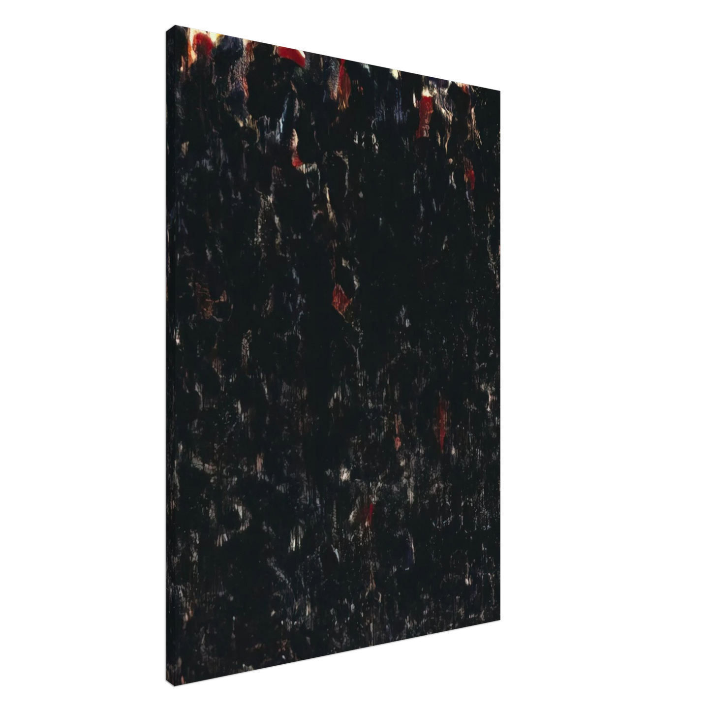 Sam Francis - Untitled  Black Clouds  Canvas - 20x30 cm / 8x12 inches-canvas