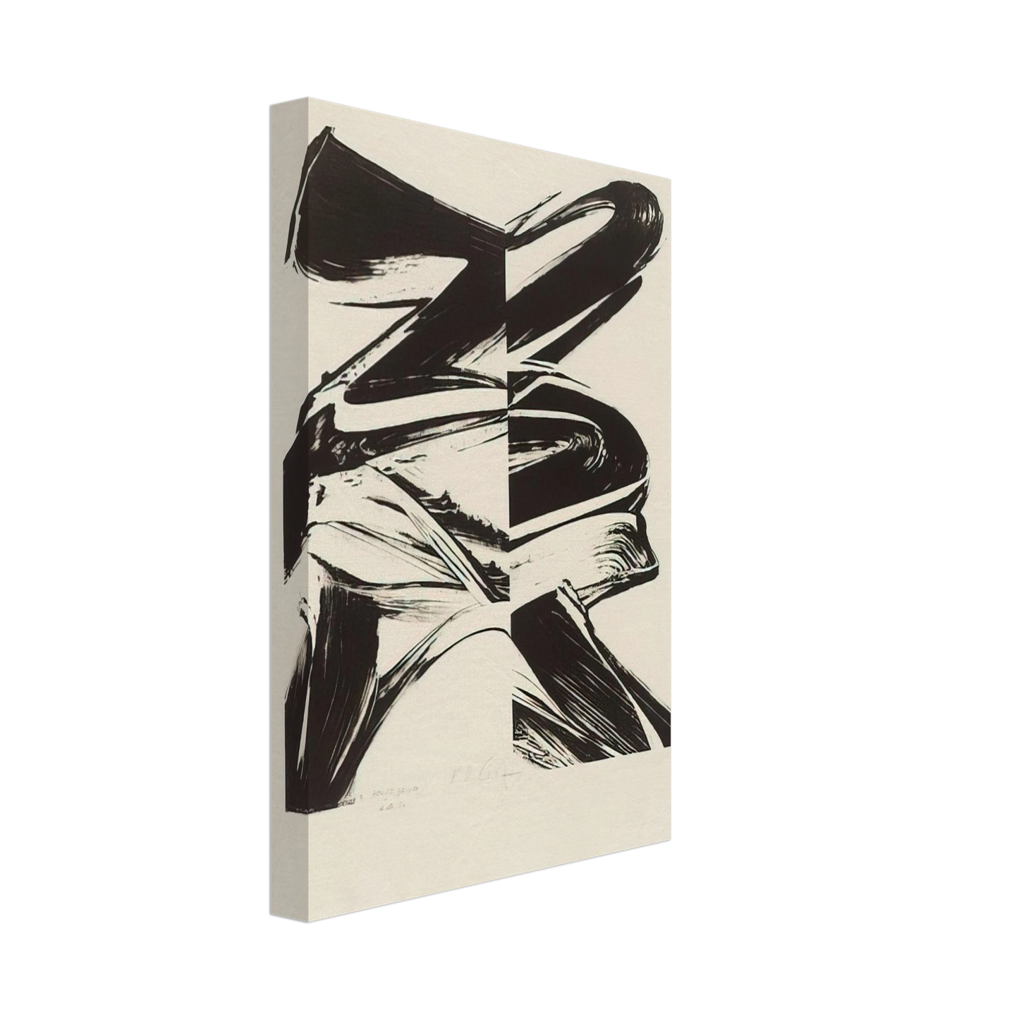 Karl Otto Gotz - Untitled From a Laugh without Mouth Canvas - 40x60 cm / 16x24 inches-canvas