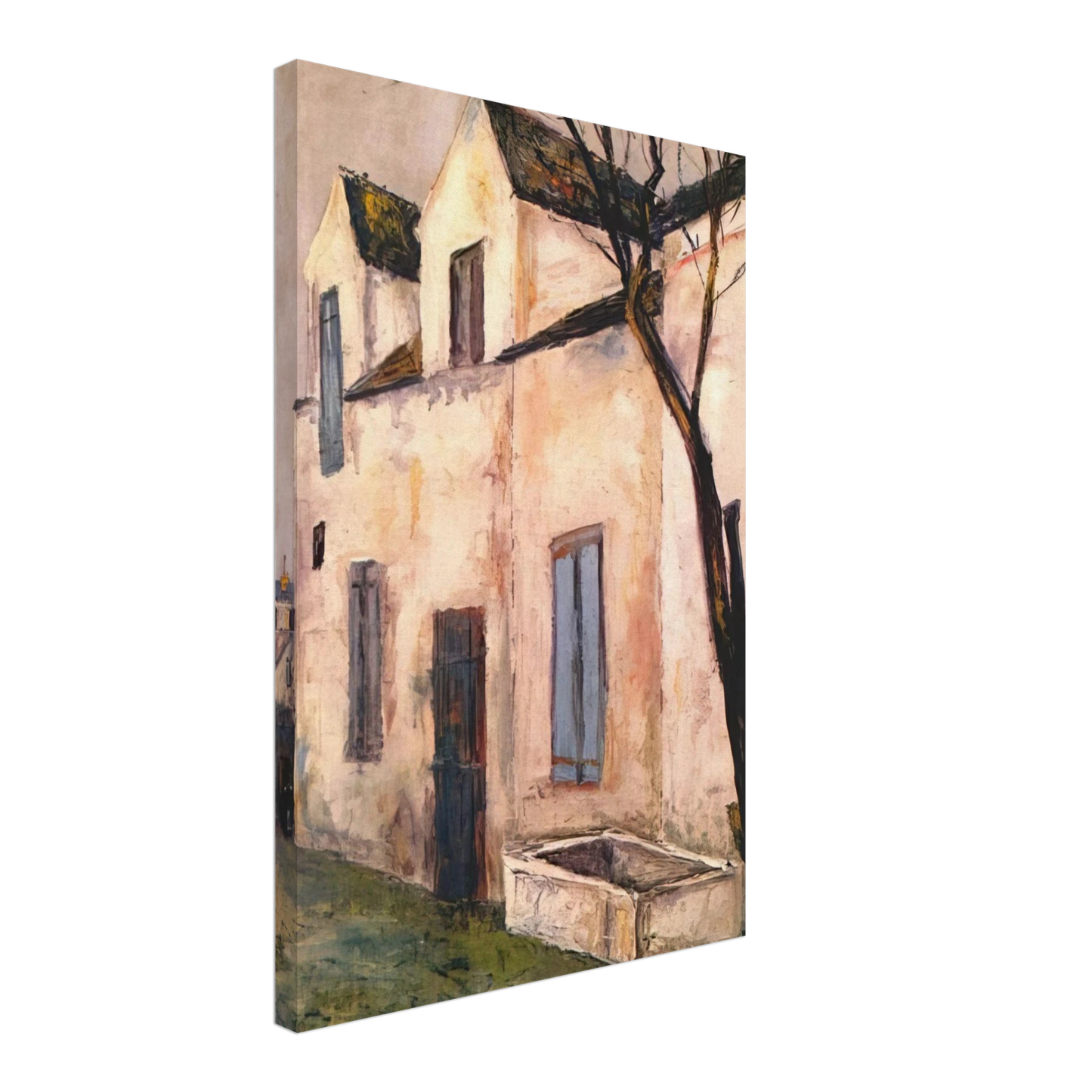 Maurice Utrillo - THE DEBRAY FARM Canvas - 40x60 cm / 16x24 inches-canvas