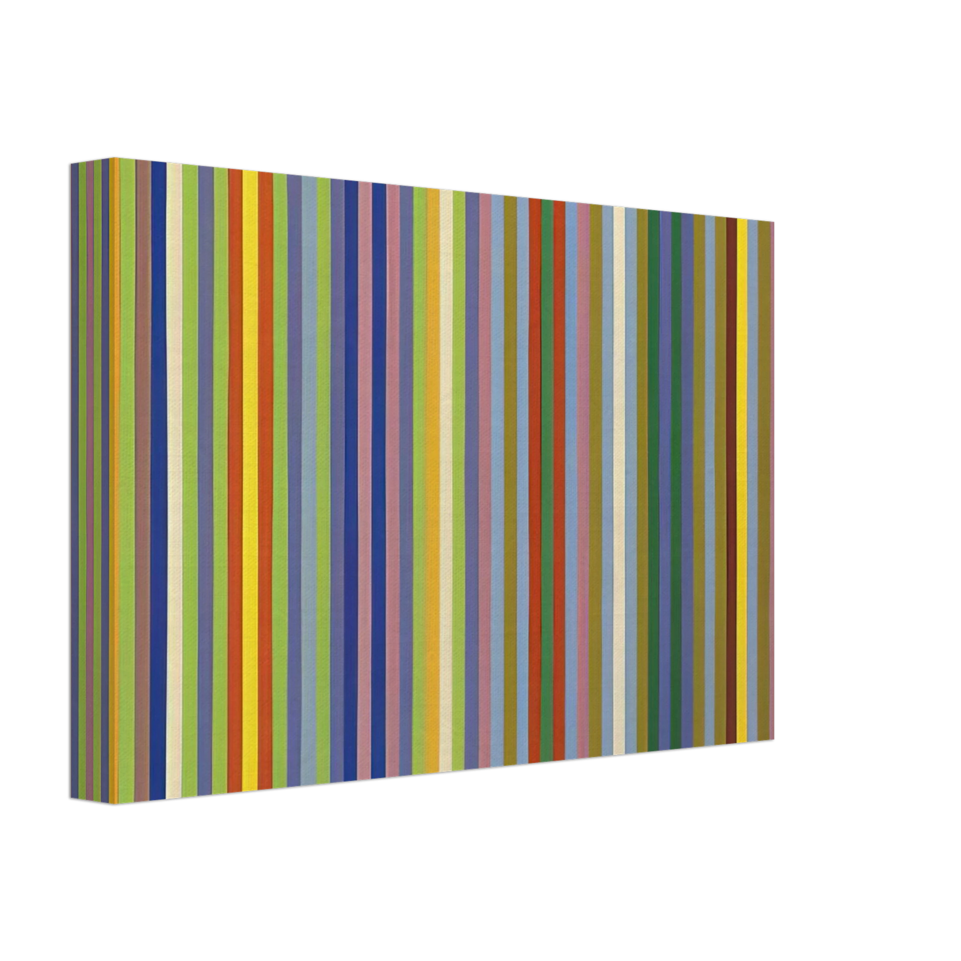 Gene Davis - Lemon Ice - 1965 Canvas - 70x100 cm / 28x40 inches-canvas