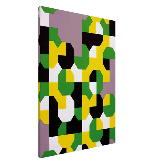 Bruno Munari - Curva di Peano - 1991 Canvas - 20x30 cm / 8x12 inches-canvas