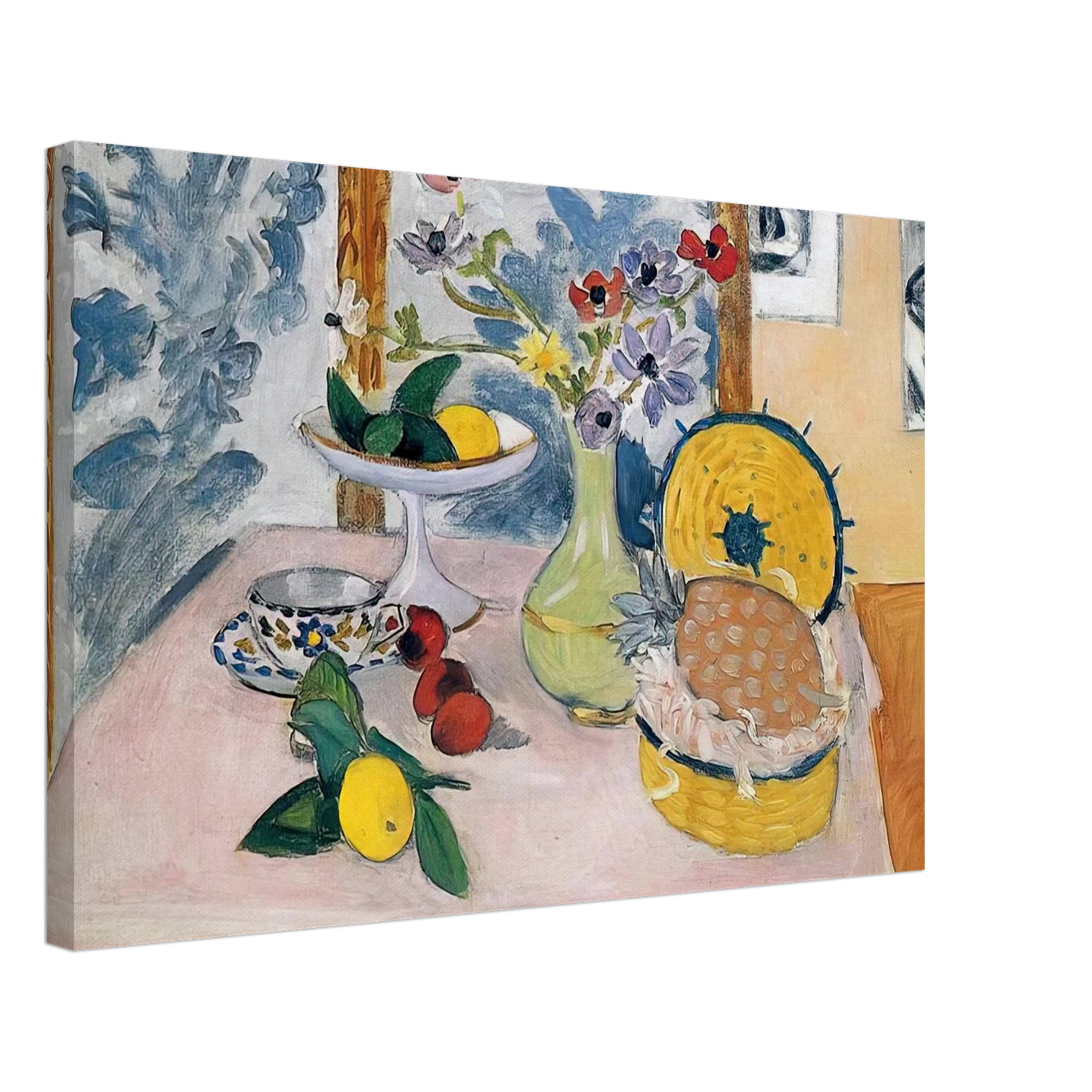 Henri Matisse - STILL LIFE WITH PINEAPPLES Canvas - 40x60 cm / 16x24 inches-canvas
