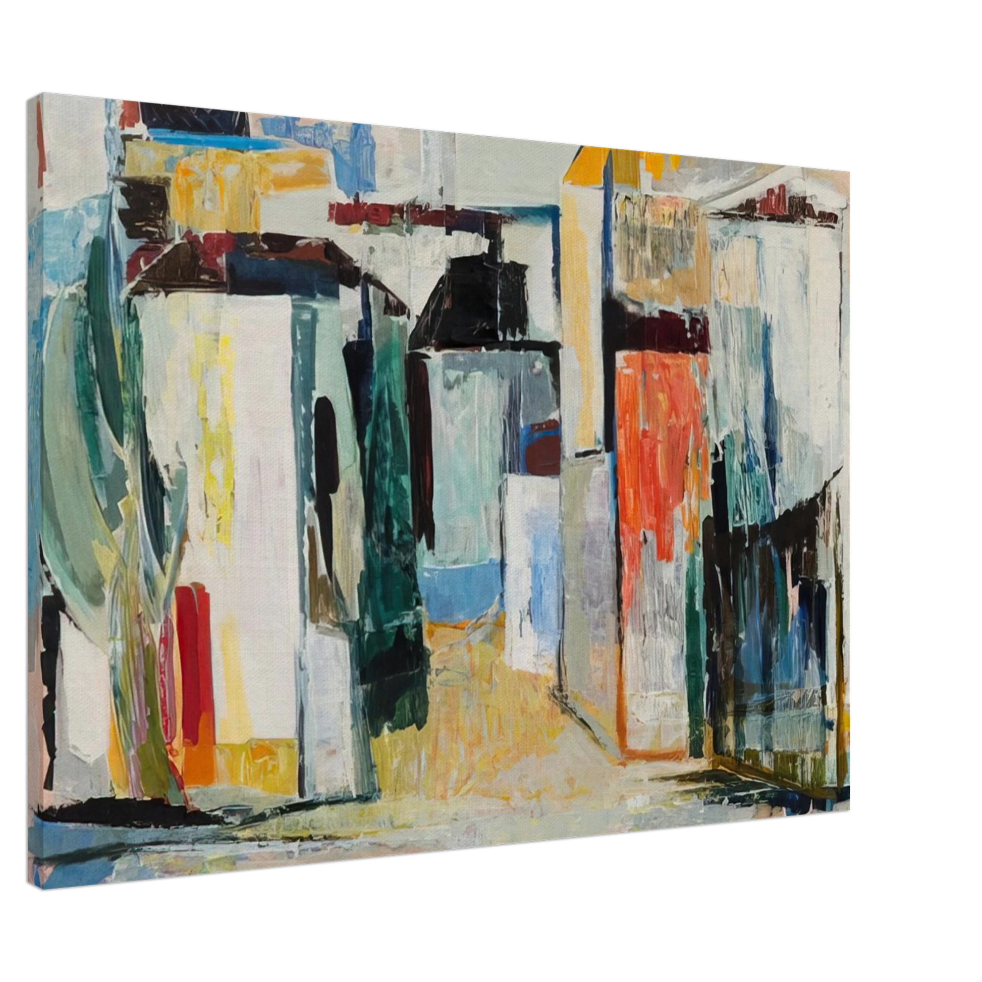 Tove Jansson - Houses - 1962 Canvas - Default Title-canvas