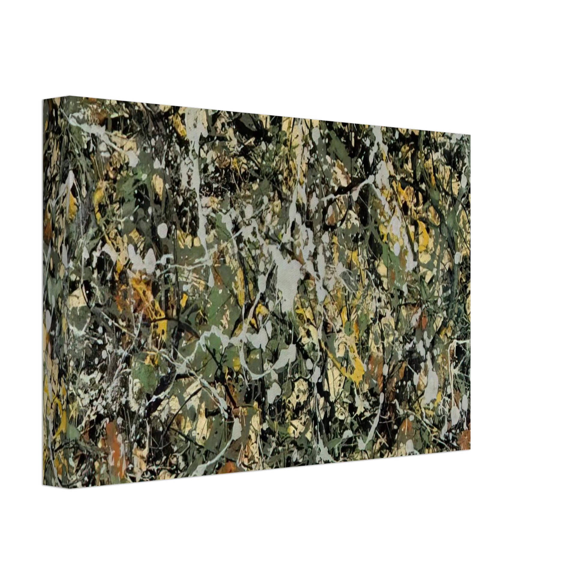 Jackson Pollock - NUMBER 8 1949 Canvas - 40x60 cm / 16x24 inches-canvas