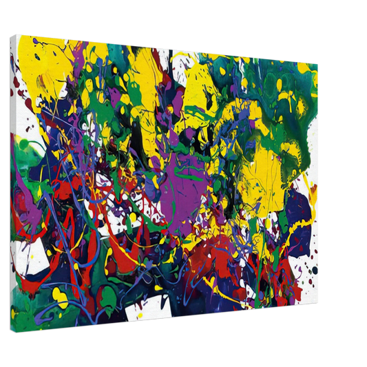 Sam Francis - Untitled  SFP94-107 SFF1751  Canvas - 20x30 cm / 8x12 inches-canvas
