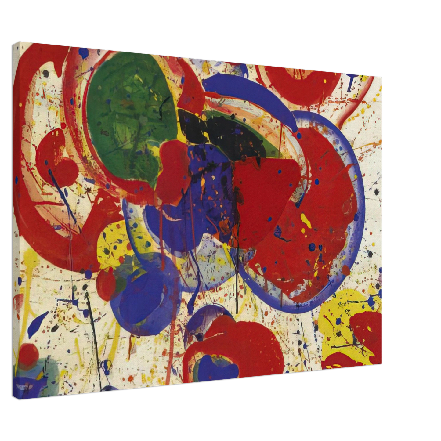 Sam Francis - All Red Canvas - 20x30 cm / 8x12 inches-canvas