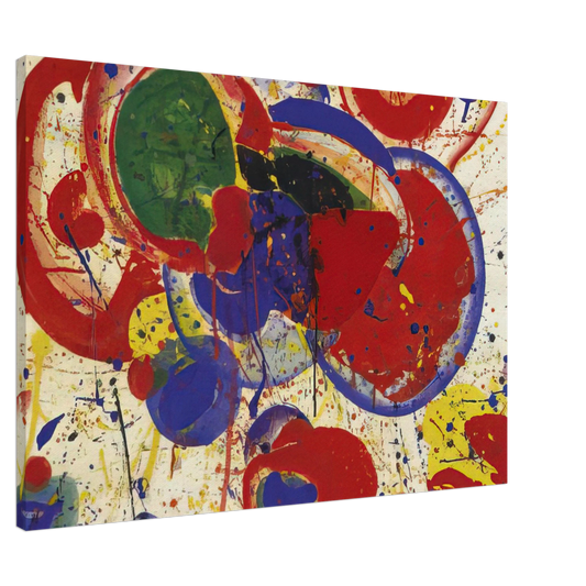 Sam Francis - All Red Canvas - 20x30 cm / 8x12 inches-canvas