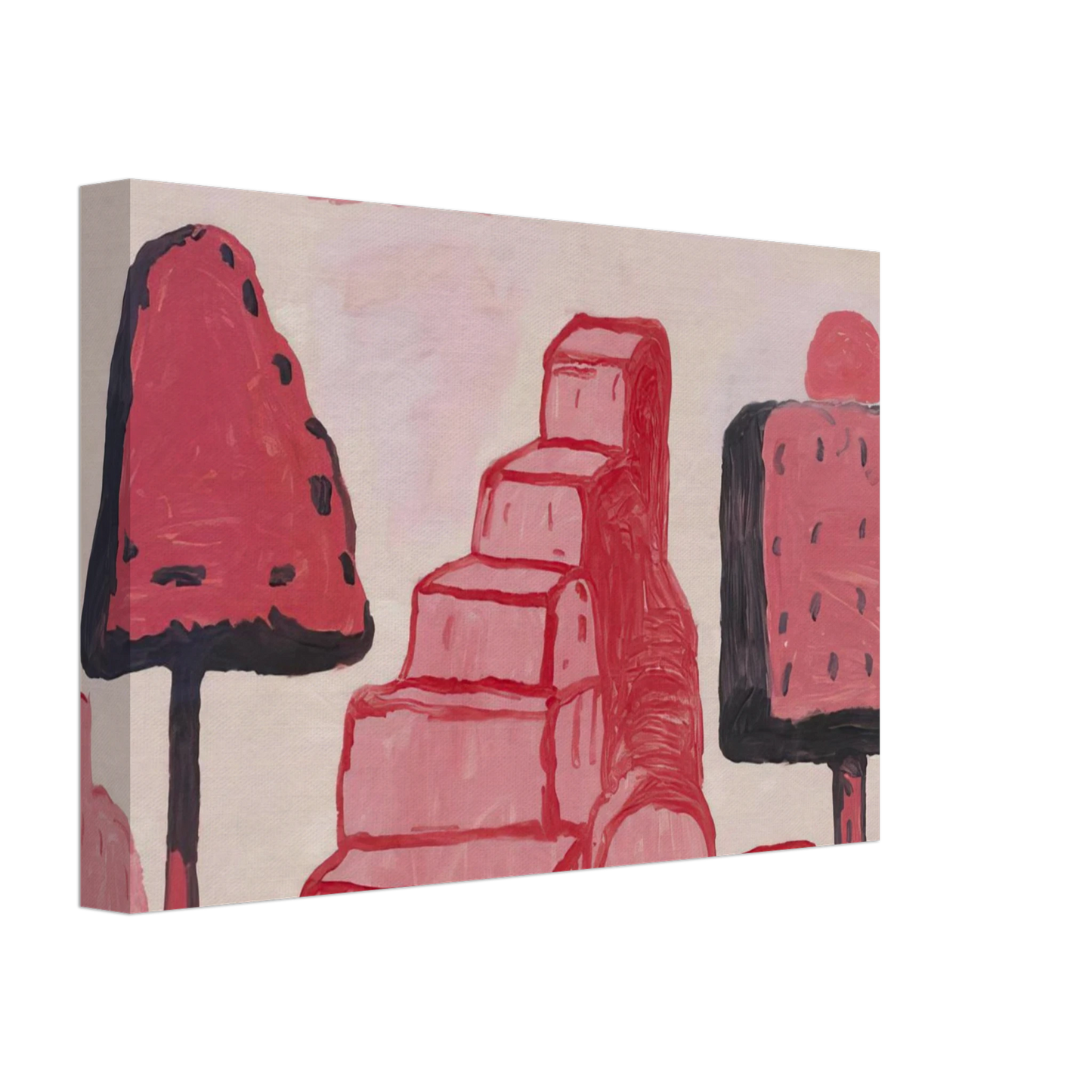 Philip Guston - BOX TREE ROME Canvas - 70x100 cm / 28x40 inches-canvas