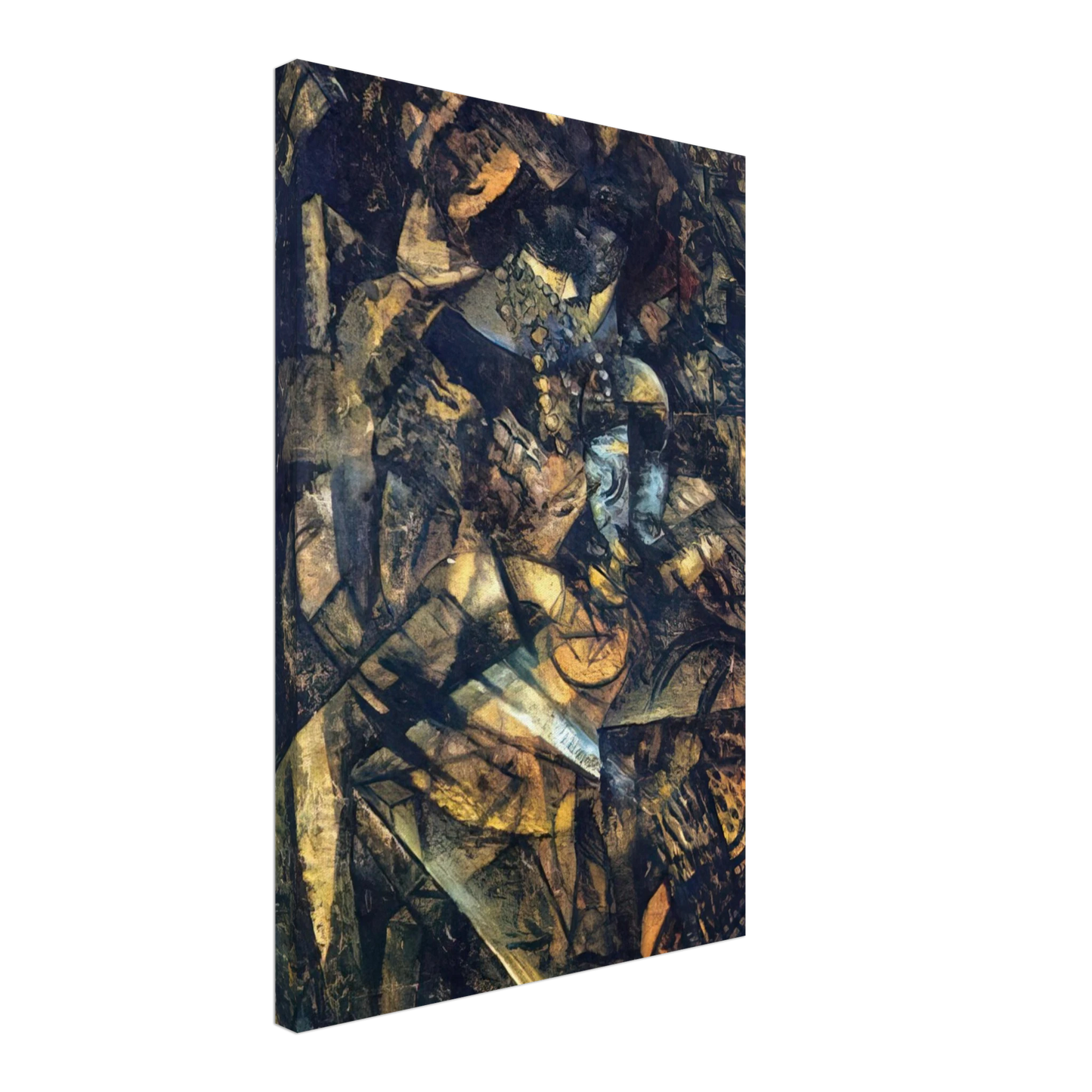 Carlo Carra - QUIRINAL STABLES Canvas - 70x100 cm / 28x40 inches-canvas