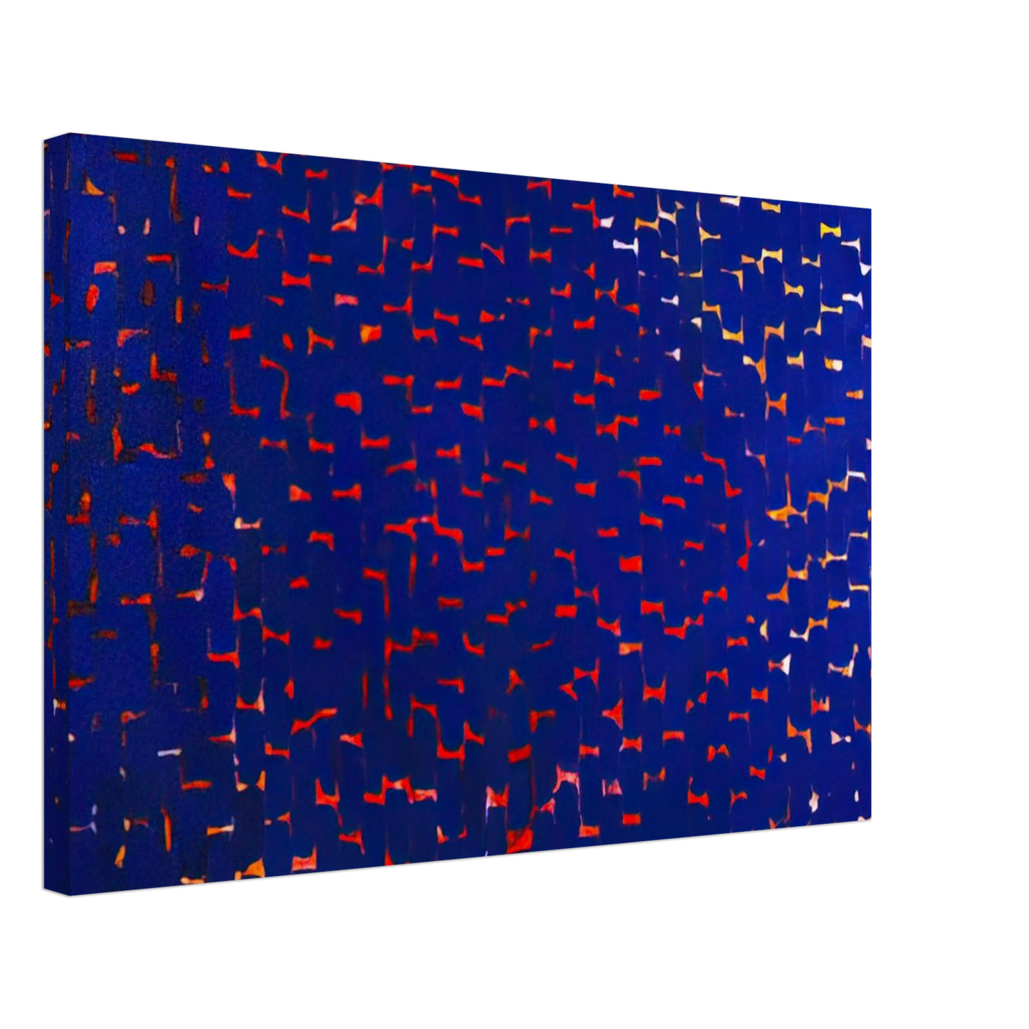 Alma Woodsey Thomas - EVENING GLOW 1972 Canvas - 70x100 cm / 28x40 inches-canvas