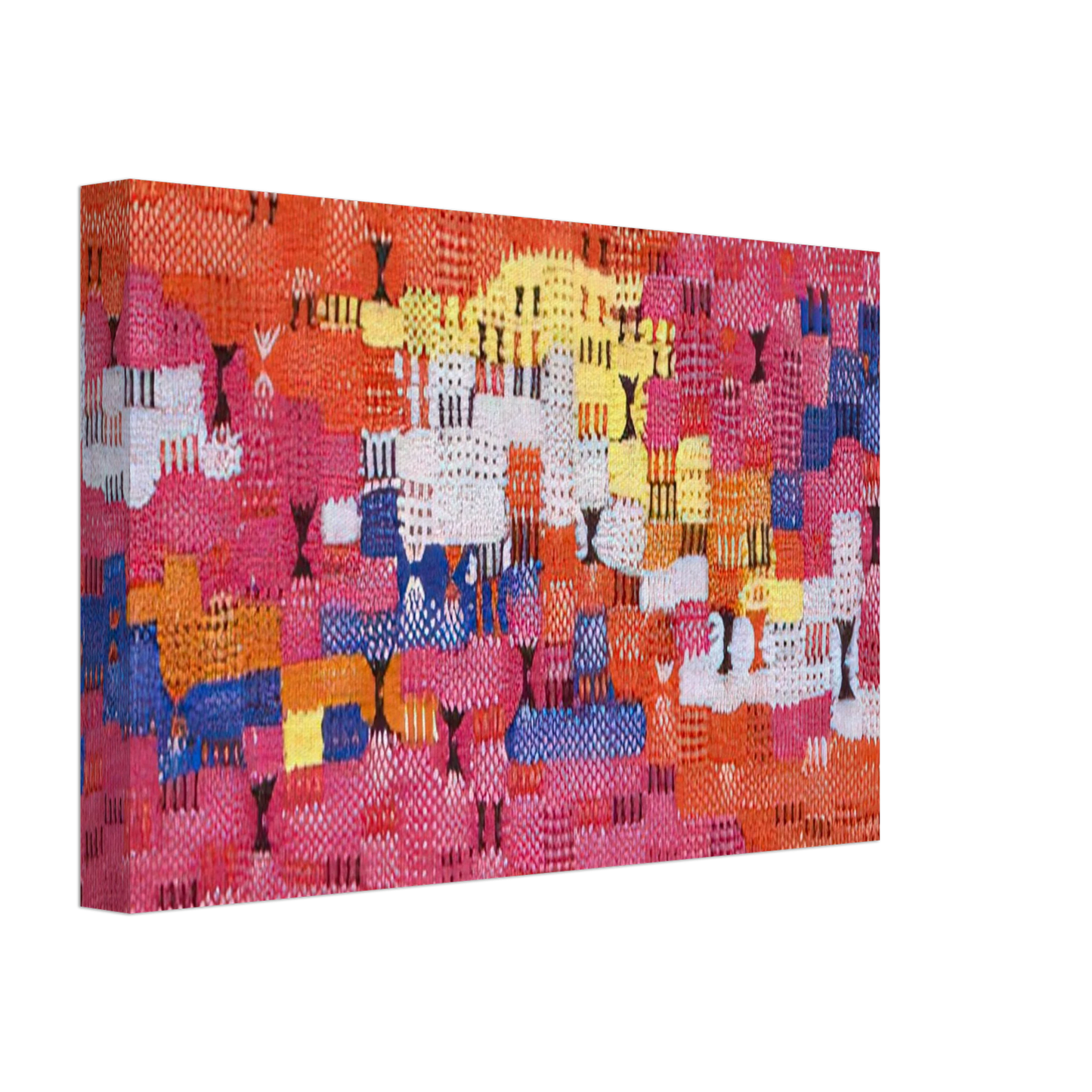 Anni Albers - SOUTH OF THE BORDER 1958 Canvas - 40x60 cm / 16x24 inches-canvas