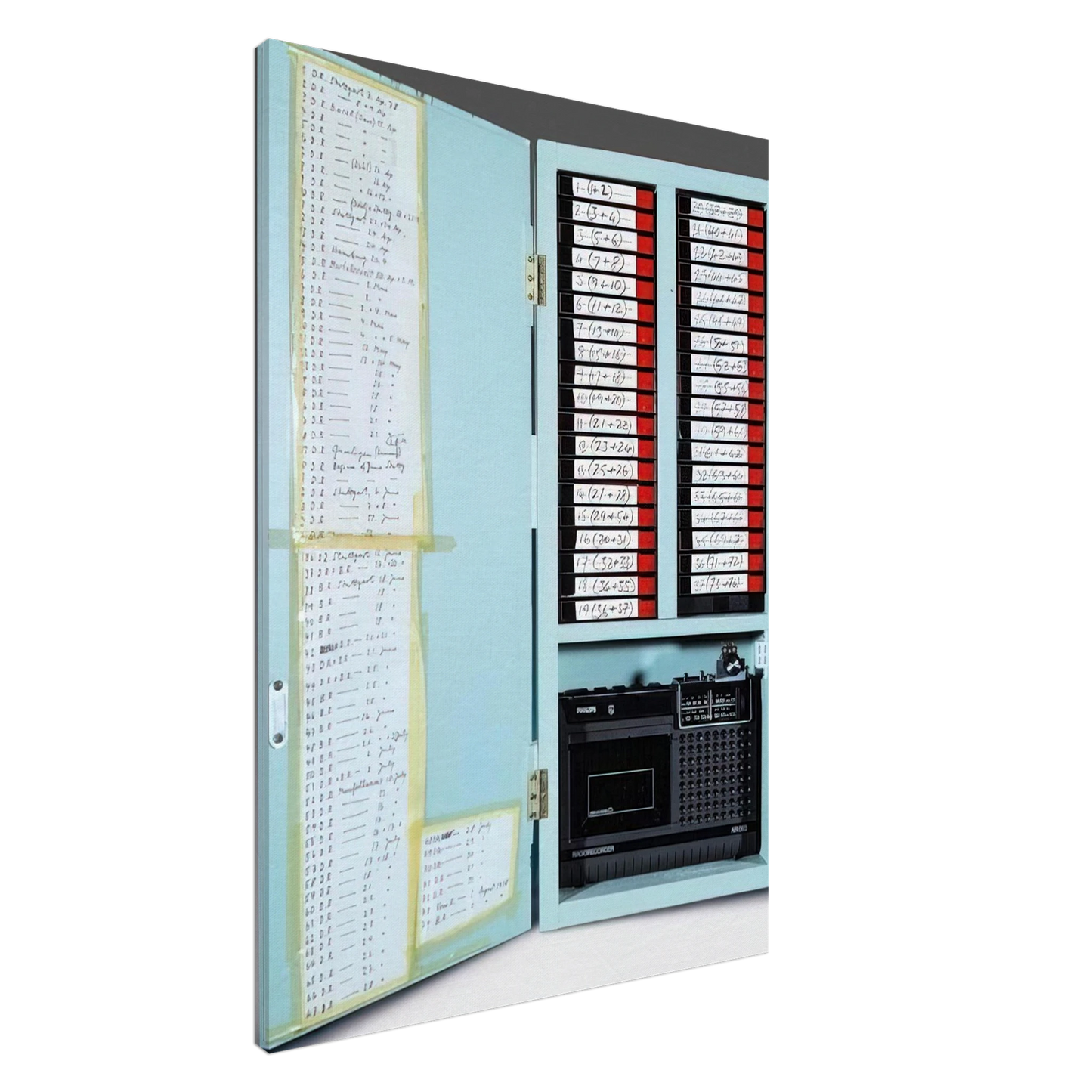 Dieter Roth - Lorelei, The Long Distance Sonata - 1978 Canvas - 20x30 cm / 8x12 inches-canvas