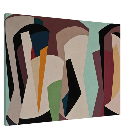 Karl Benjamin - Untitled - 1955 Canvas - 20x30 cm / 8x12 inches-canvas