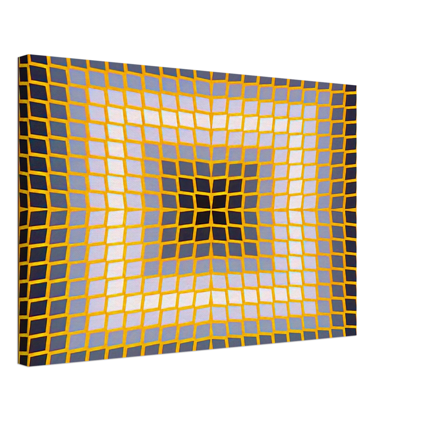 Victor Vasarely - Quasar Dia - 1965 Canvas - 70x100 cm / 28x40 inches-canvas