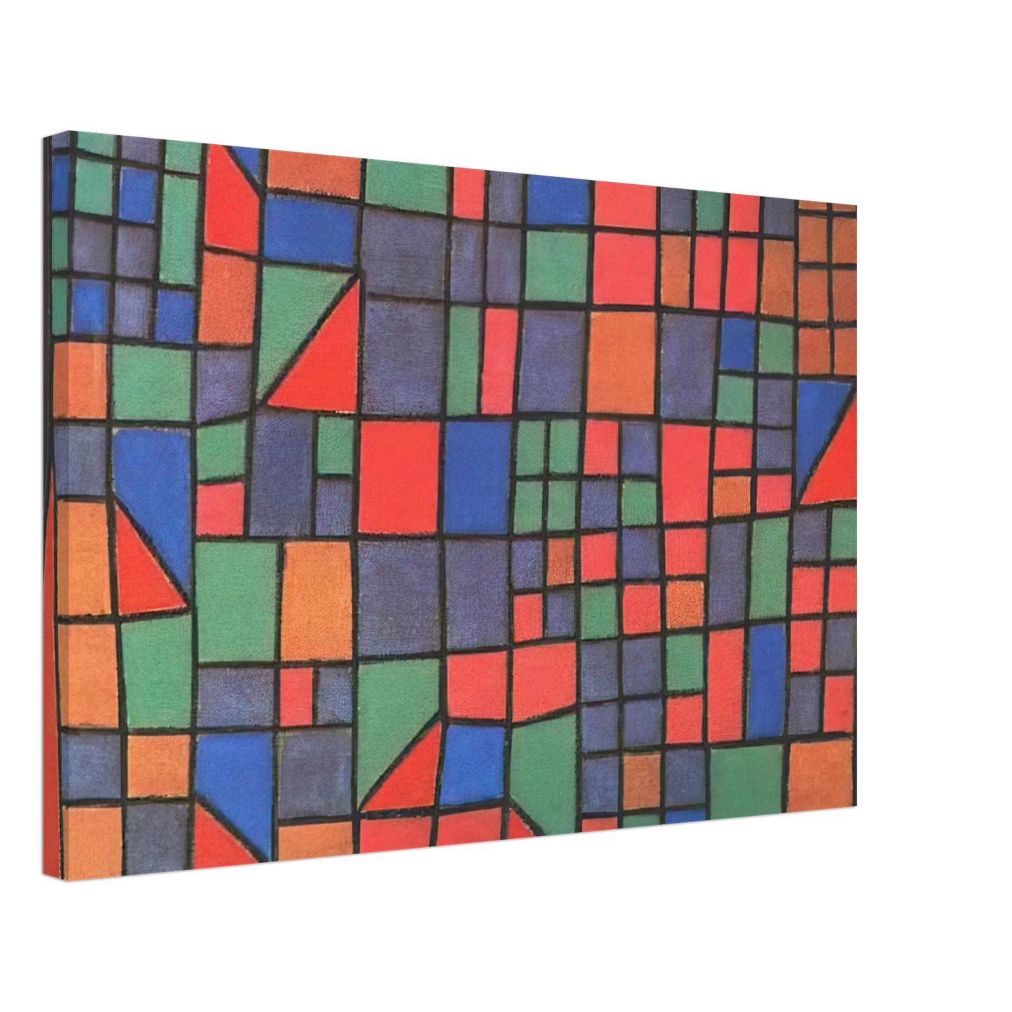 Paul Klee - GLASS FACADE 1940 Canvas - 40x60 cm / 16x24 inches-canvas