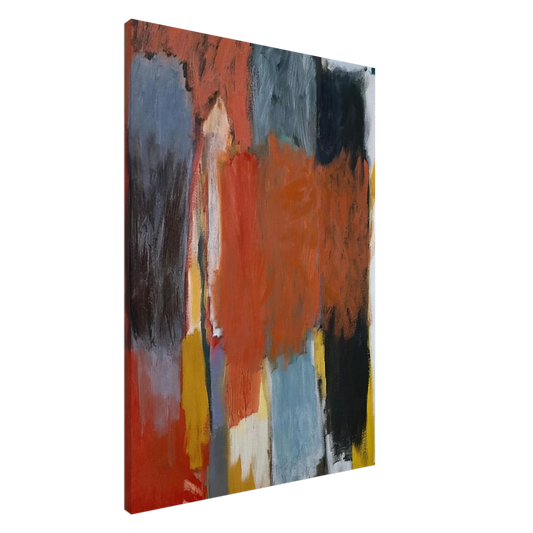 Giorgio Cavallon - Untitled - 1961 Canvas - 20x30 cm / 8x12 inches-canvas