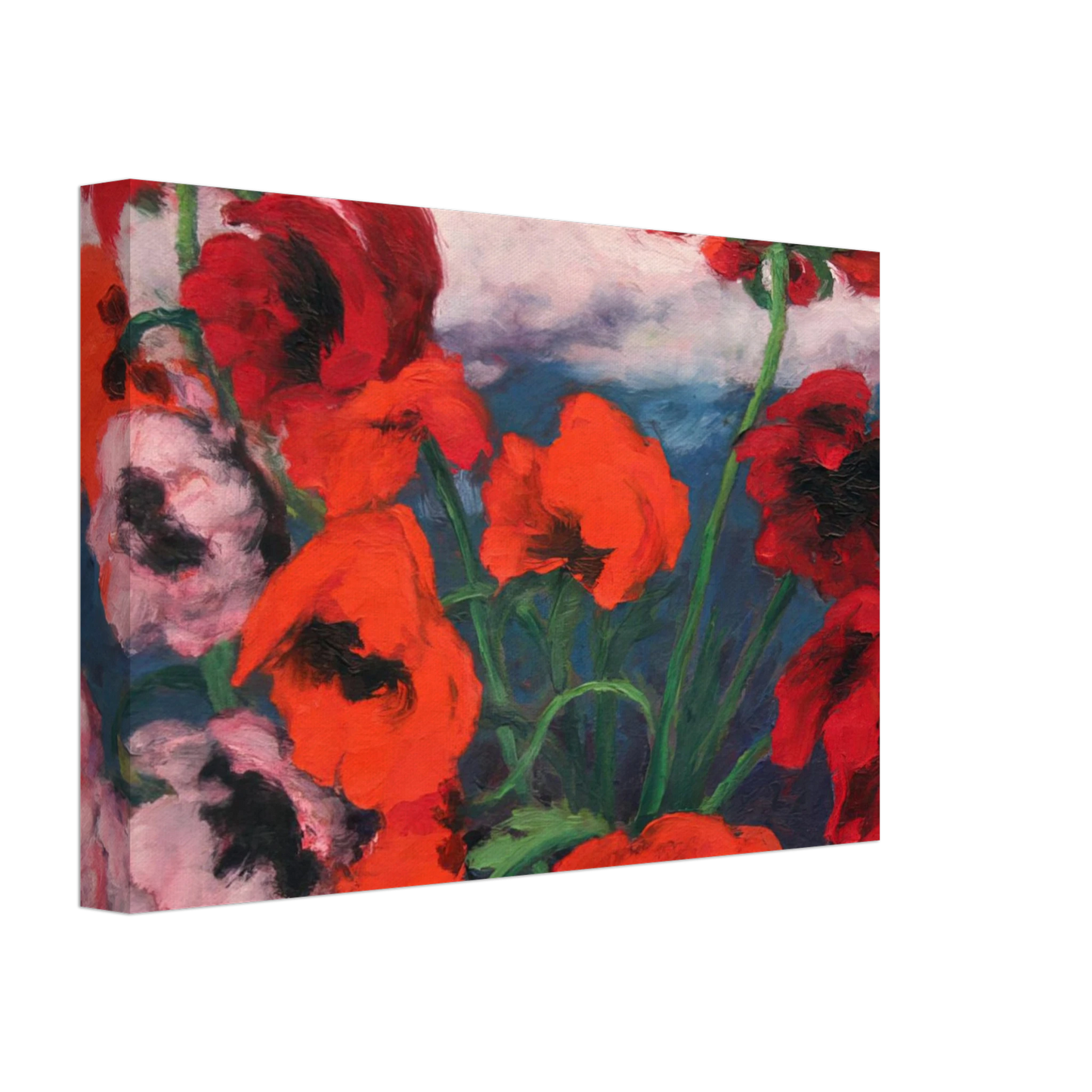 Emil Nolde - Large Poppies Canvas - 70x100 cm / 28x40 inches-canvas