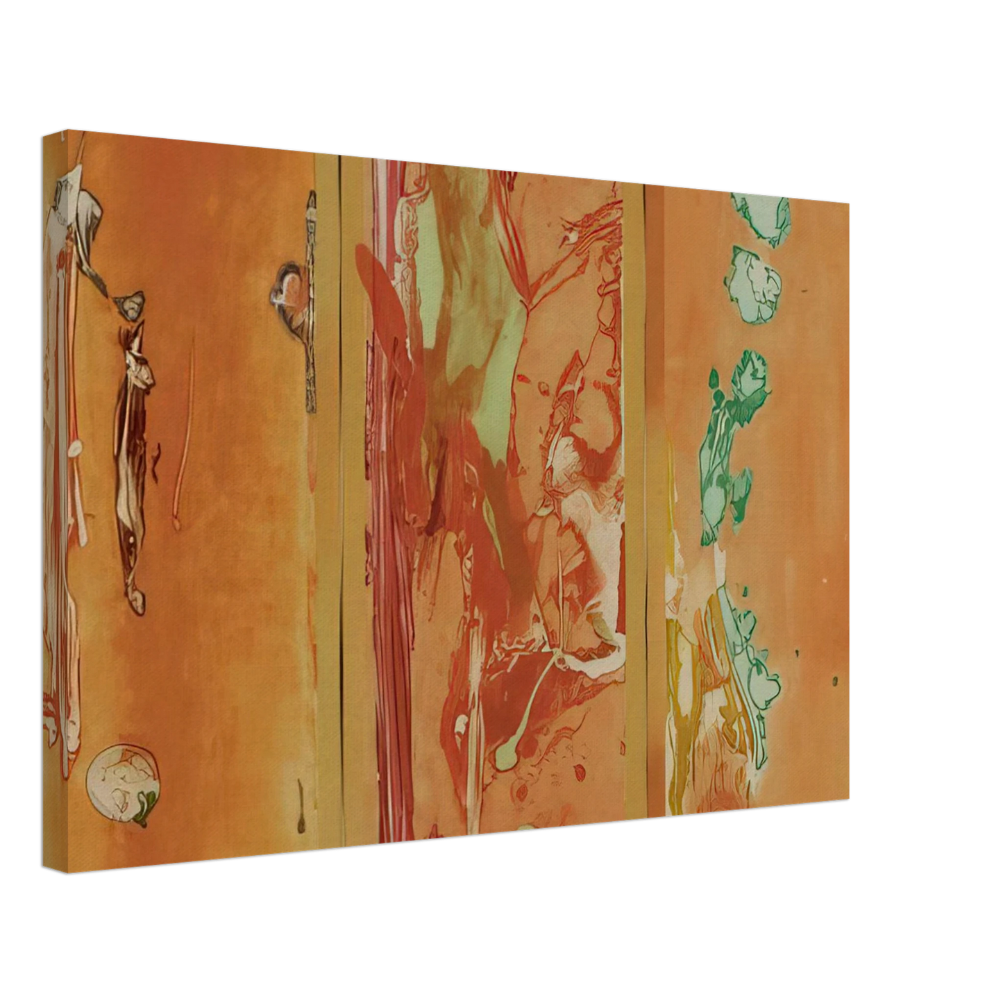 Helen Frankenthaler - Gateway - 1988 Canvas - 40x60 cm / 16x24 inches-canvas