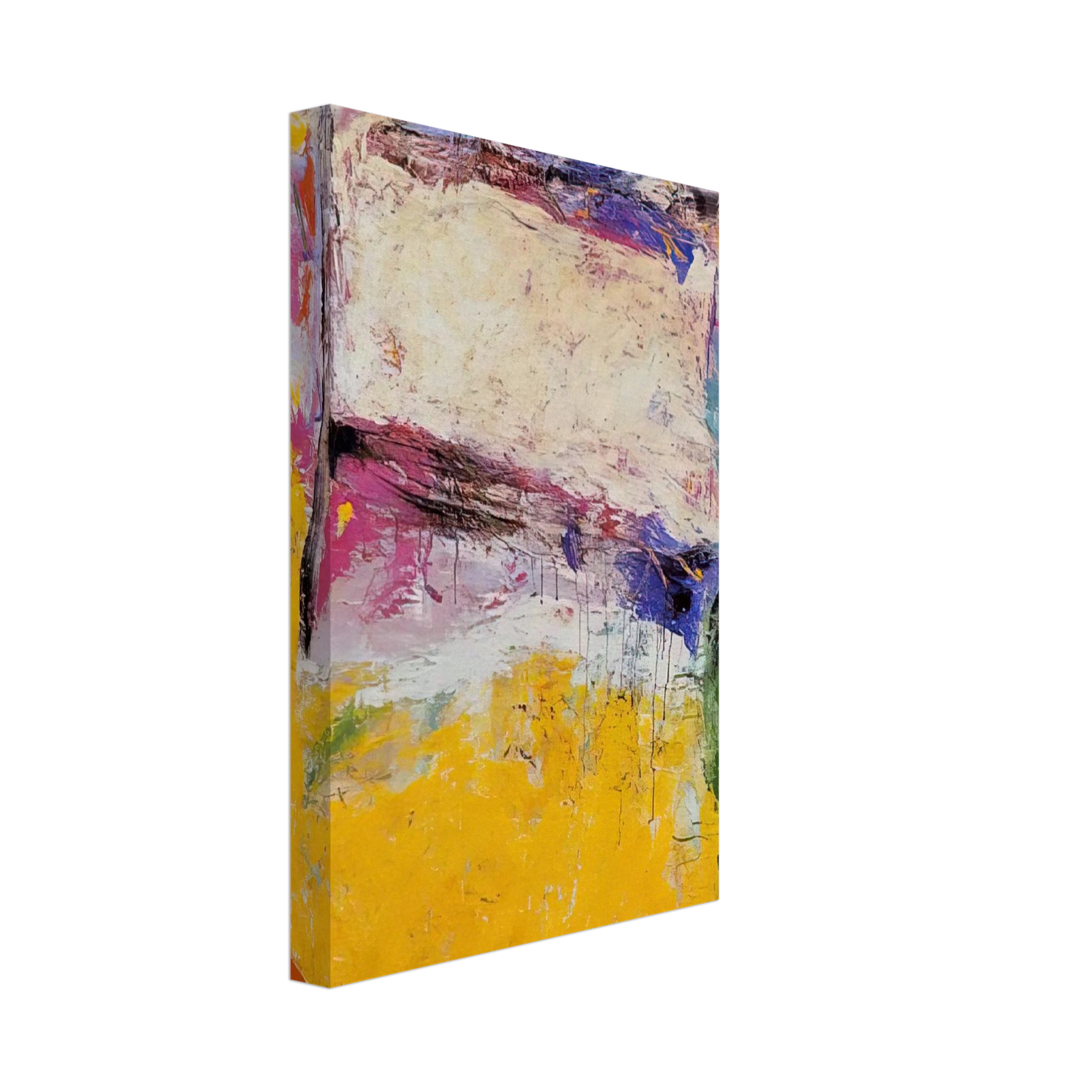 Gene Davis - Bay - 1958 Canvas - 40x60 cm / 16x24 inches-canvas