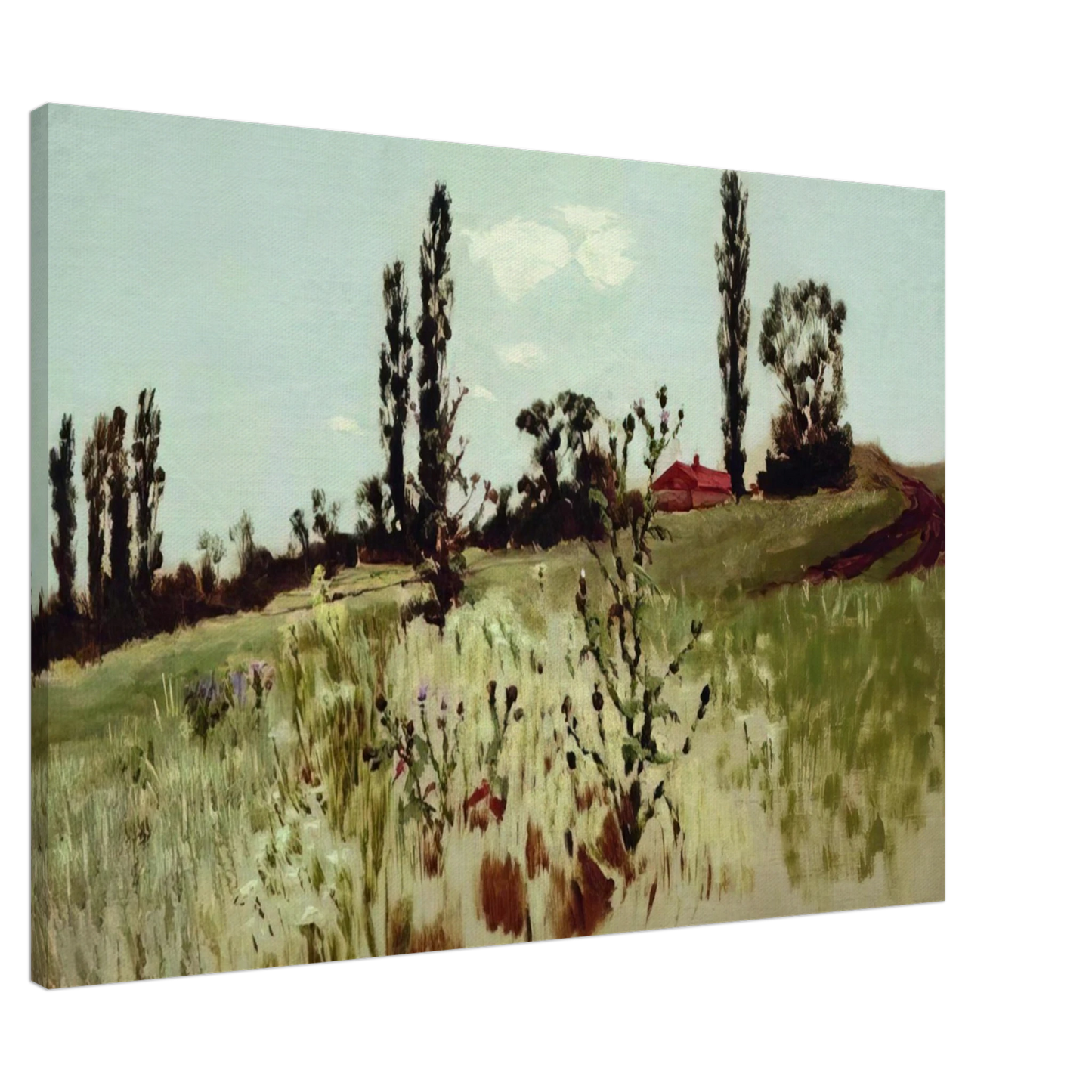 Arkhyp Kuindzhi - Poplar trees Canvas - 20x30 cm / 8x12 inches-canvas