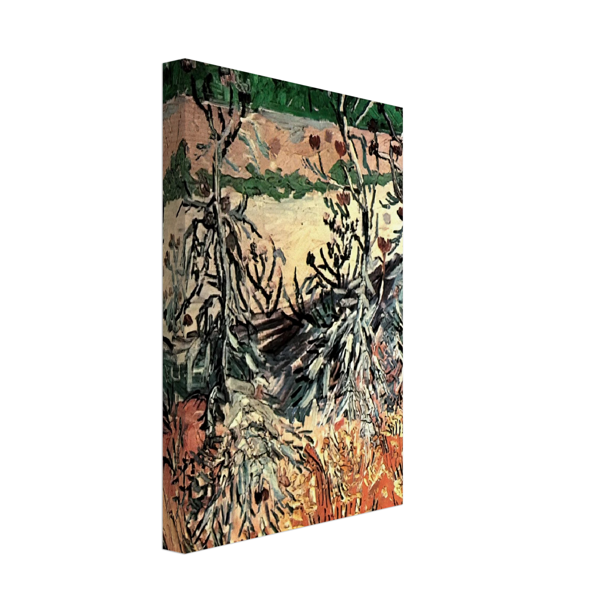 Vincent van Gogh - Thistles Canvas - 40x60 cm / 16x24 inches-canvas