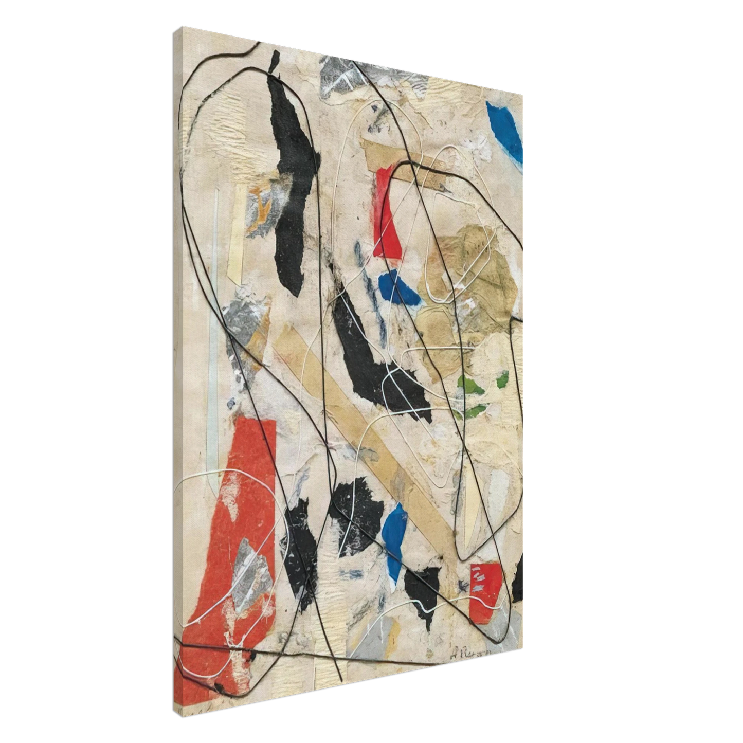 Anne Ryan - Number 236 - Abstract Expressionism Canvas - 20x30 cm / 8x12 inches-canvas