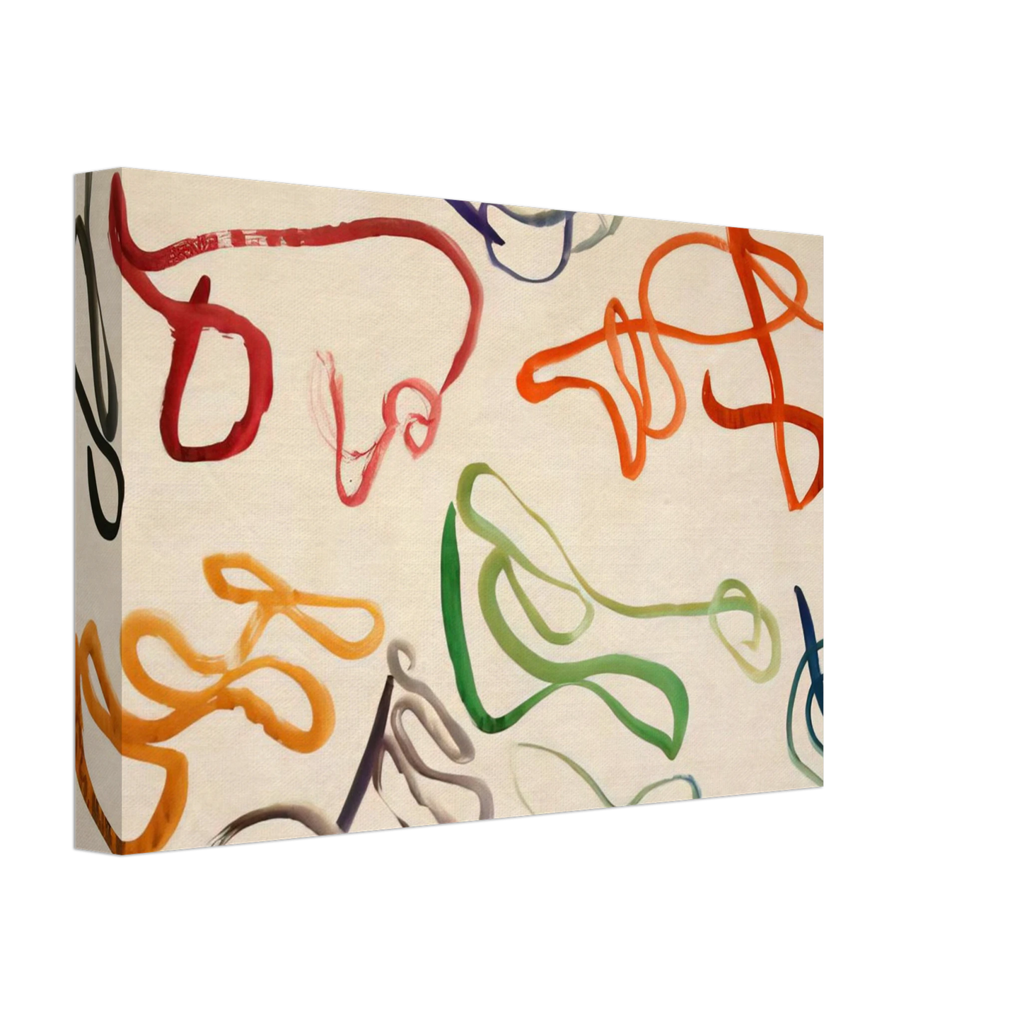 William Saroyan - # 9 - 1963 Canvas - 40x60 cm / 16x24 inches-canvas