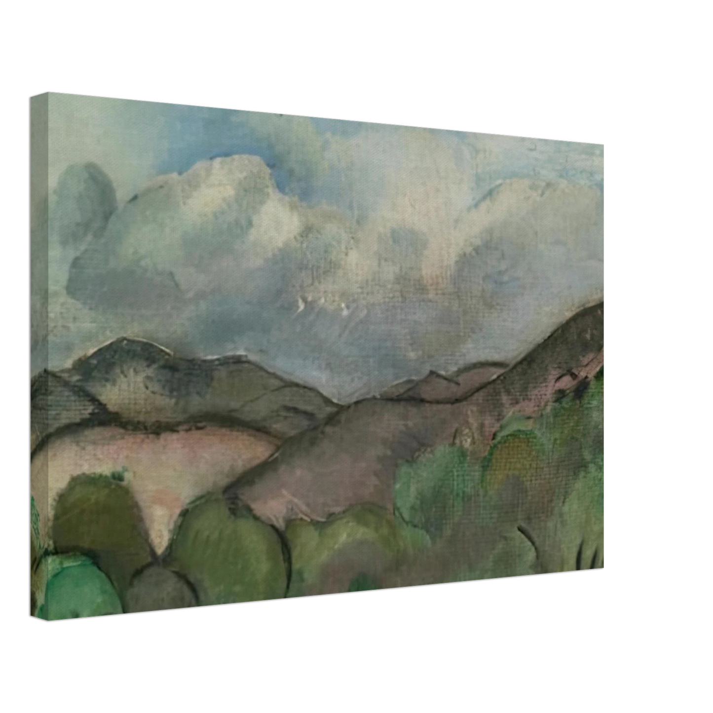 Henri Matisse - LE MONT CHAUVE A NICE 1918 Canvas - 40x60 cm / 16x24 inches-canvas