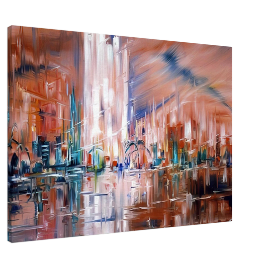 Konrad Zuse - Untitled - 1978 Canvas - 20x30 cm / 8x12 inches-canvas