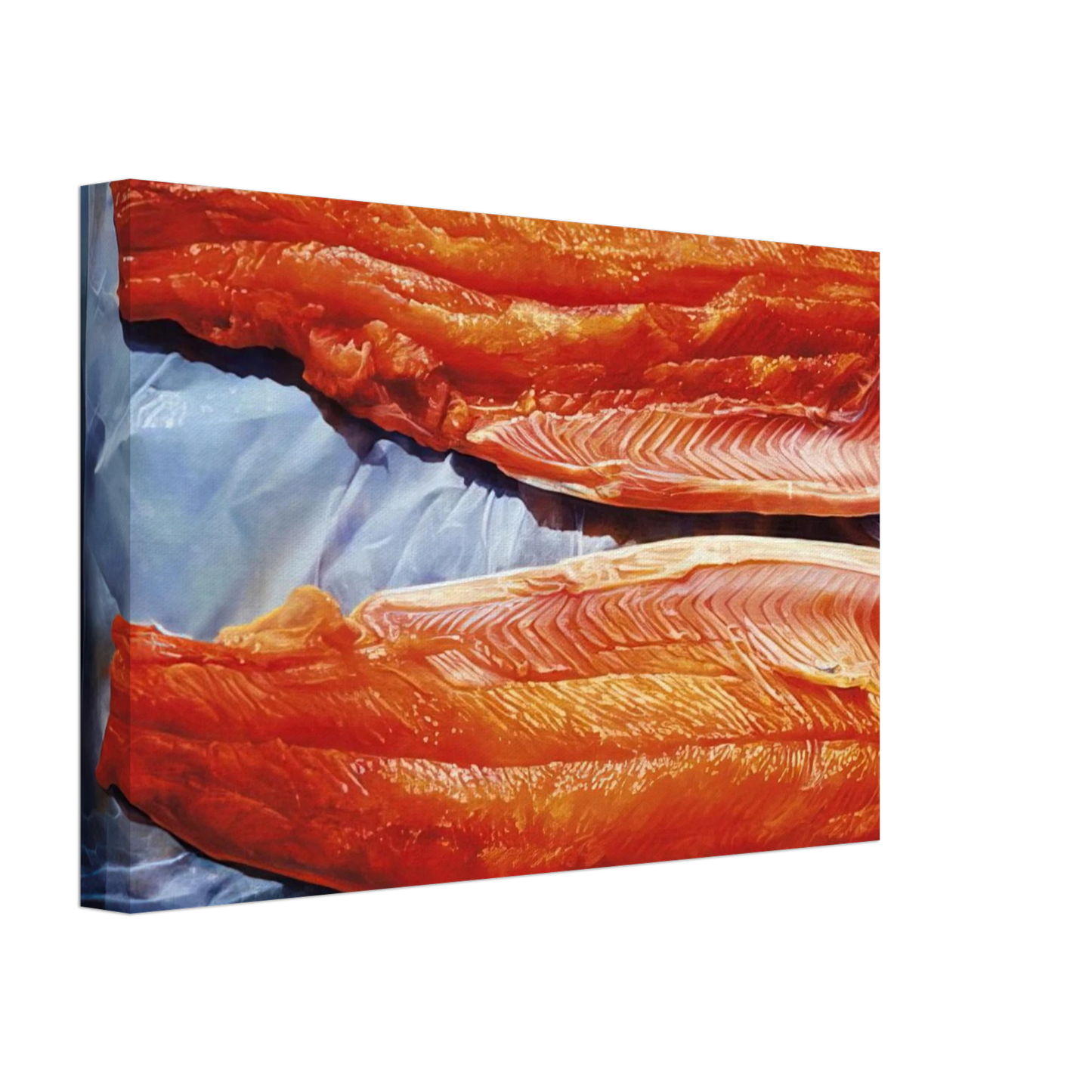 Mary Pratt - Split Grilse - 1979 Canvas - 40x60 cm / 16x24 inches-canvas