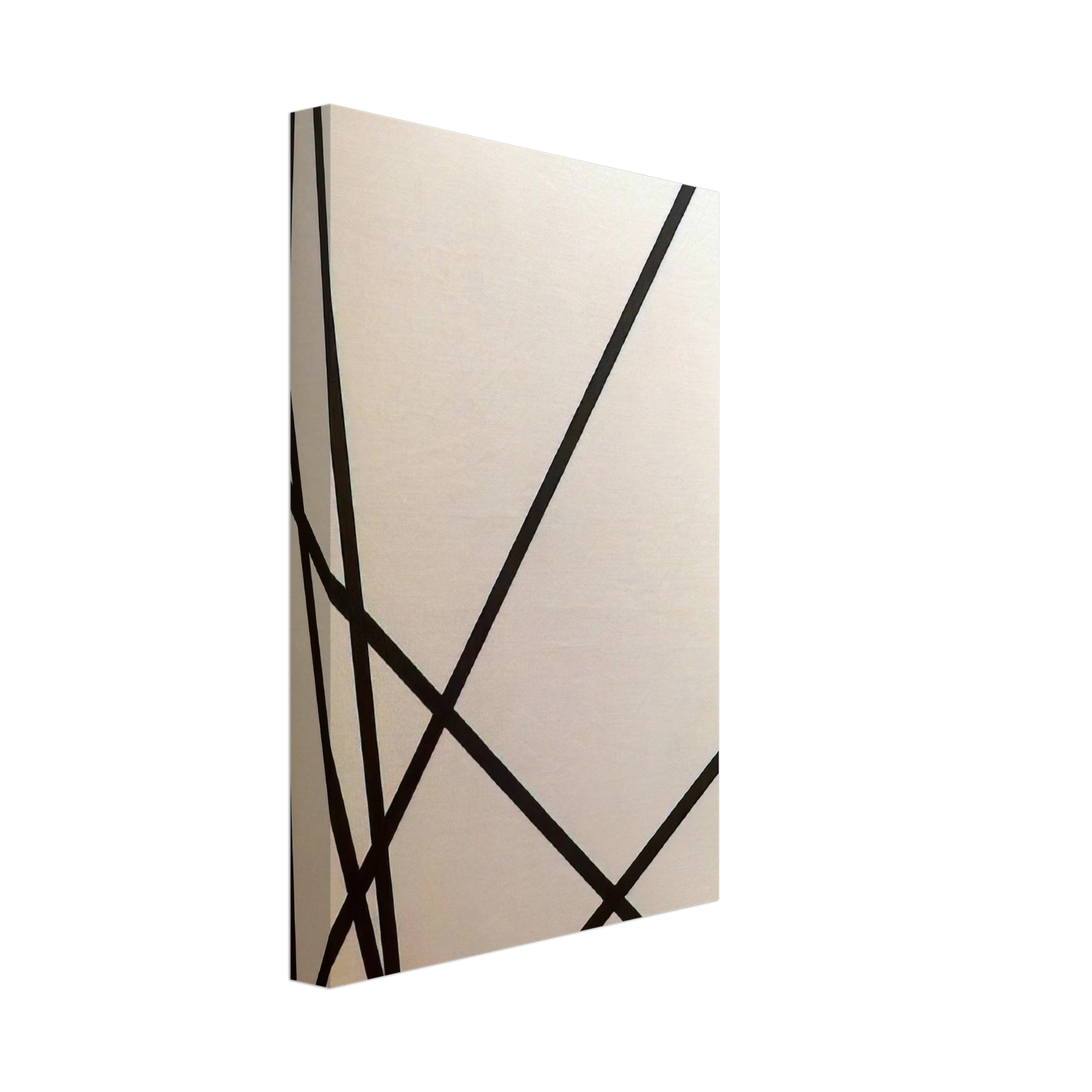 Francois Morellet - 10 lignes au hasard - 1975 Canvas - 40x60 cm / 16x24 inches-canvas