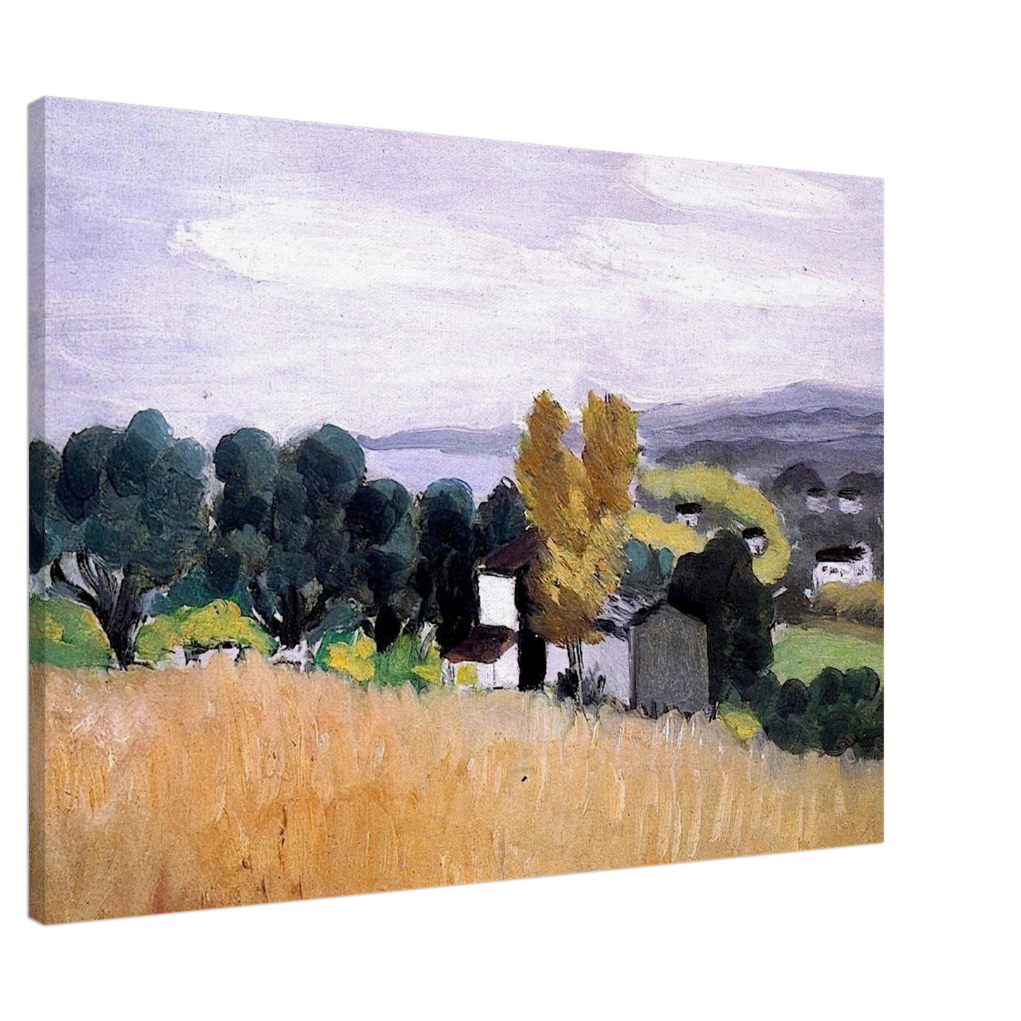 Henri Matisse - AUTUMN IN CAGNES 1918 Canvas - 20x30 cm / 8x12 inches-canvas