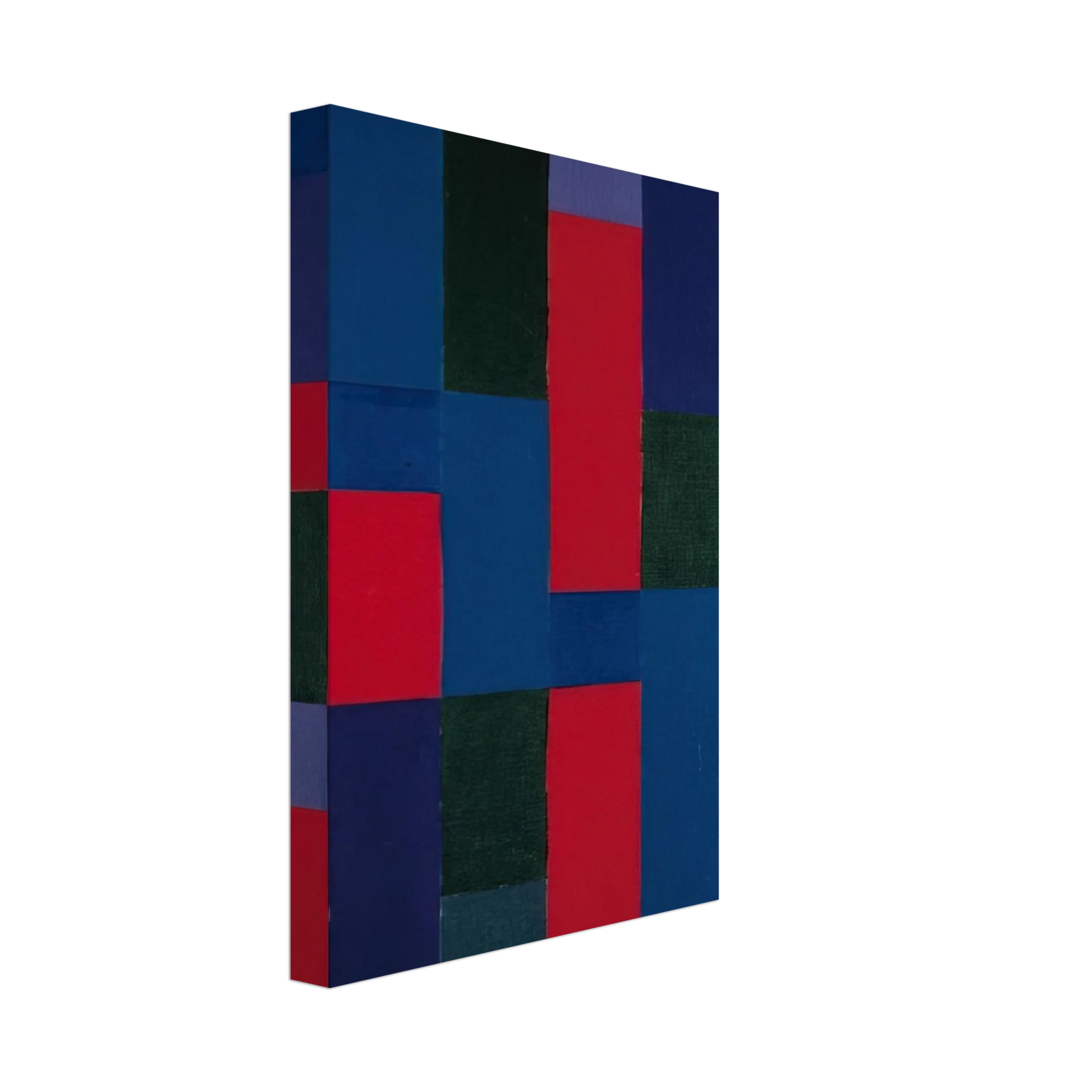 Johannes Itten - Grn-Blau-Rot - 1967 Canvas - 70x100 cm / 28x40 inches-canvas