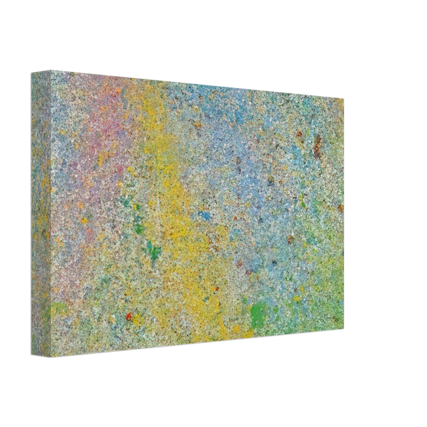 Walasse Ting - Milky Way - 1966 Canvas - 40x60 cm / 16x24 inches-canvas