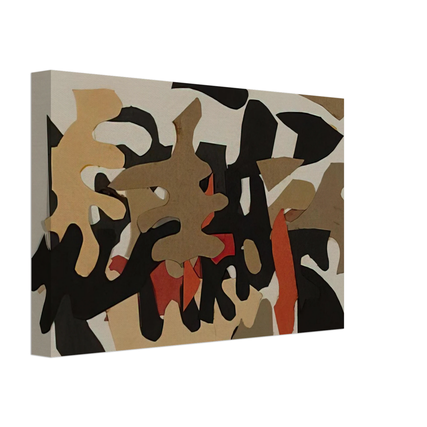 Robert Goodnough - Red Boat - 1964 Canvas - 40x60 cm / 16x24 inches-canvas