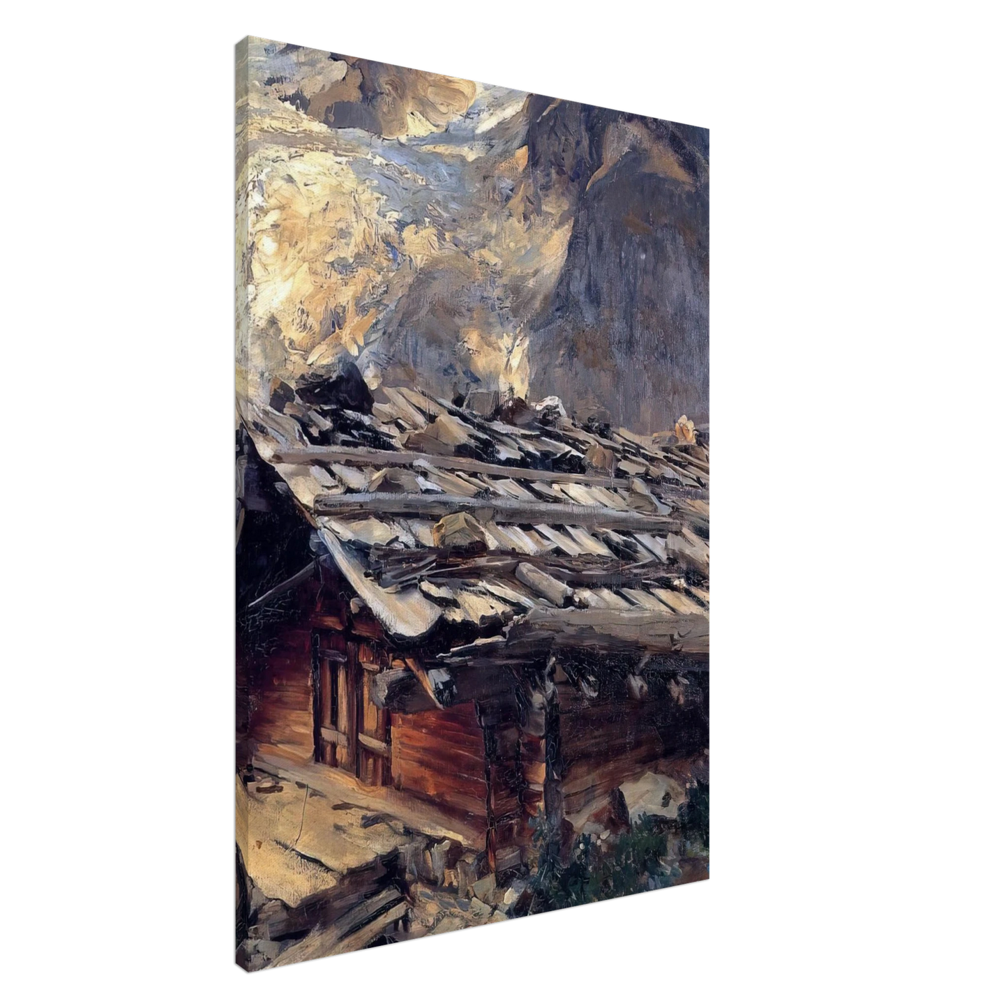 John Singer Sargent - Brenva Glacier Canvas - 20x30 cm / 8x12 inches-canvas