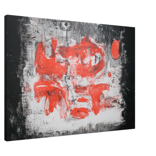 Zao Wou-Ki - UNTITLED 1956 1 Canvas - 20x30 cm / 8x12 inches-canvas