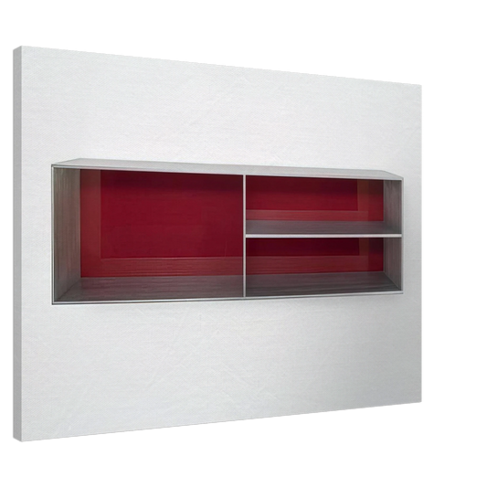 Donald Judd - Untitled - 1985 Canvas - 20x30 cm / 8x12 inches-canvas