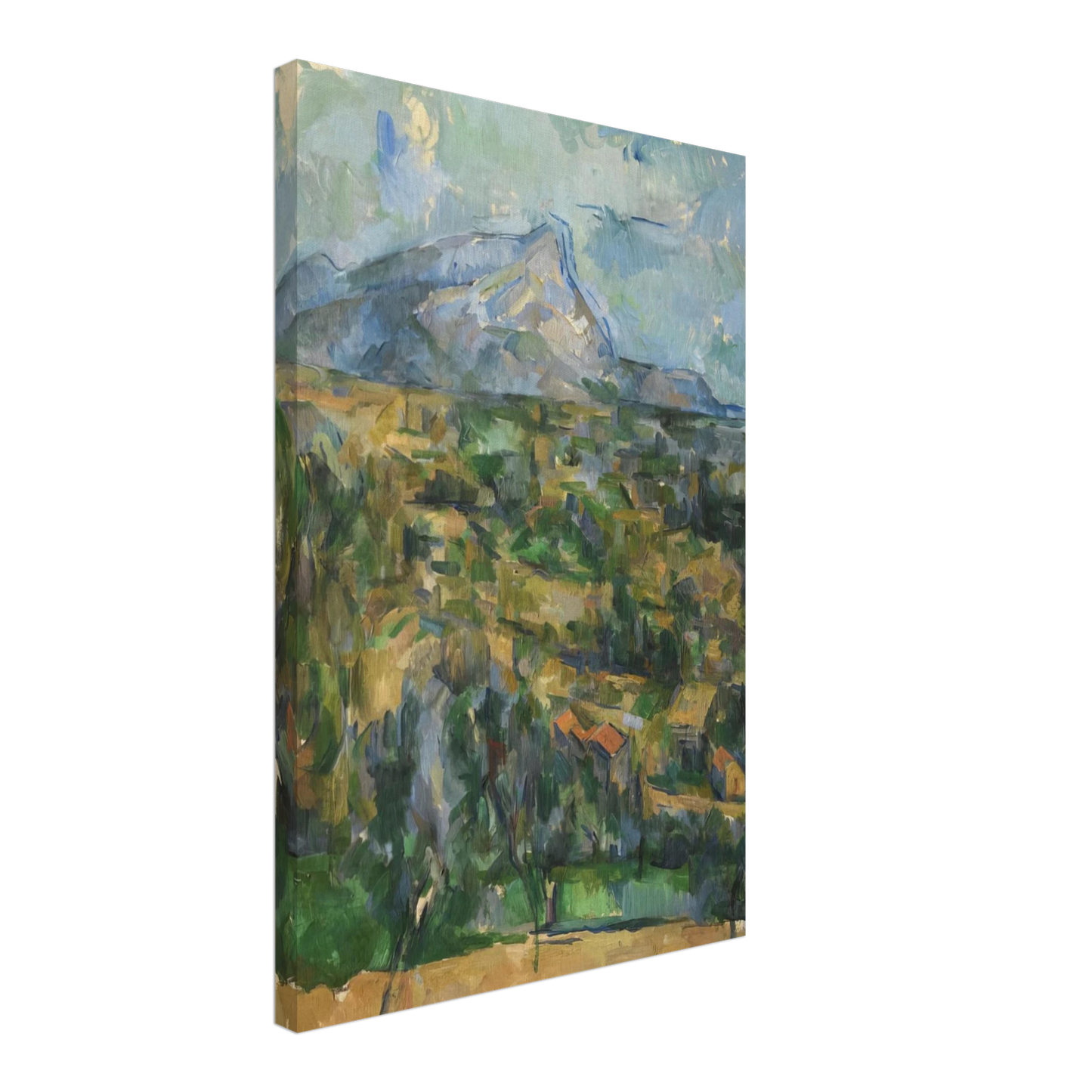 Paul Cezanne - Mont Sainte Victoire Canvas - 40x60 cm / 16x24 inches-canvas