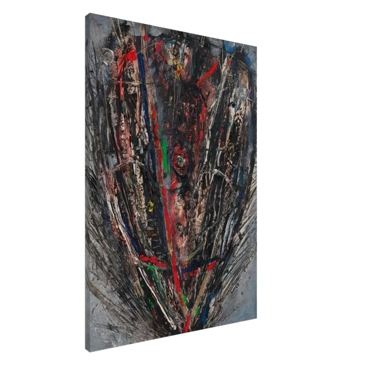 Wols - La flamme - 1947 Canvas - 20x30 cm / 8x12 inches-canvas