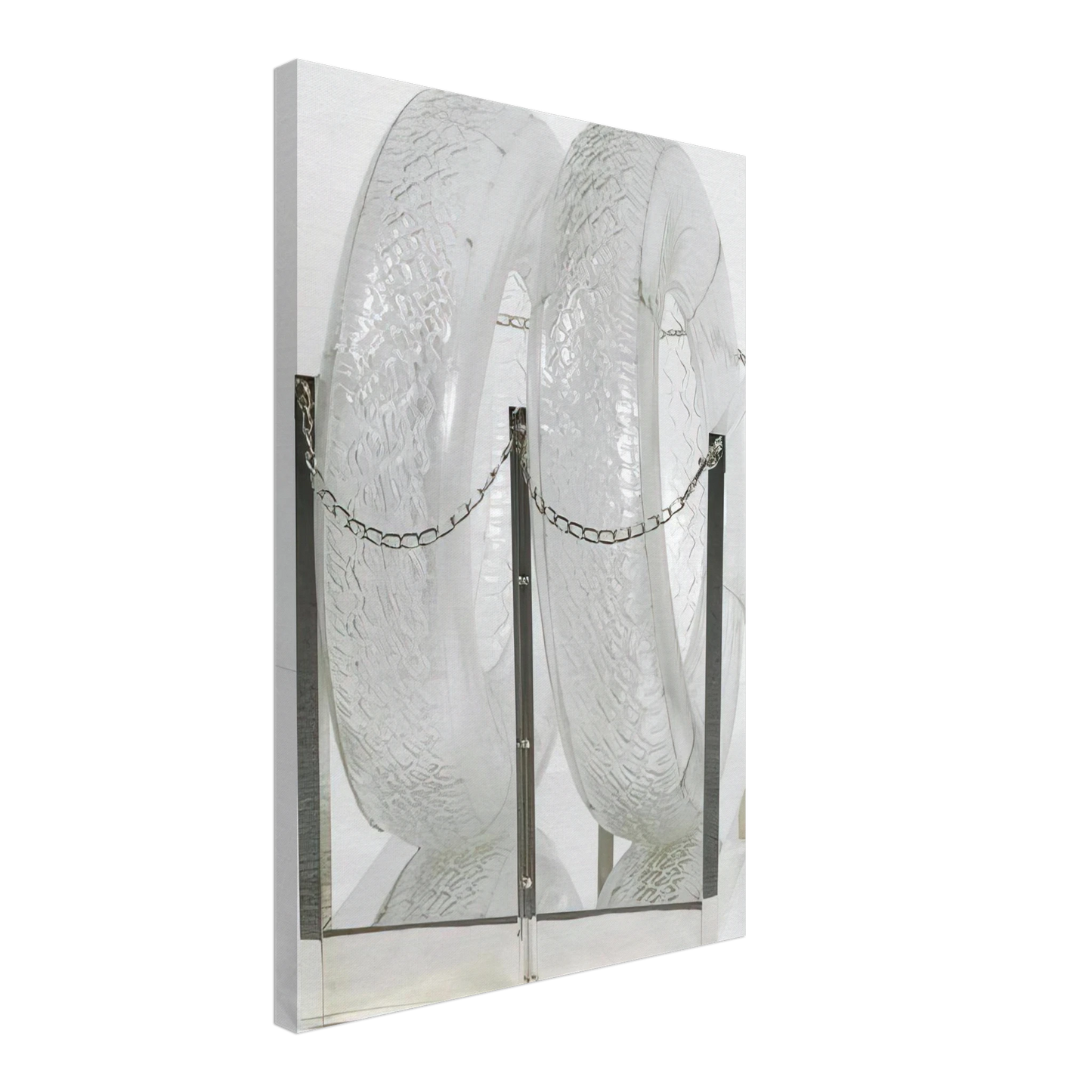 Robert Rauschenberg - UNTITLED GLASS TIRES 1997 Canvas - 70x100 cm / 28x40 inches-canvas