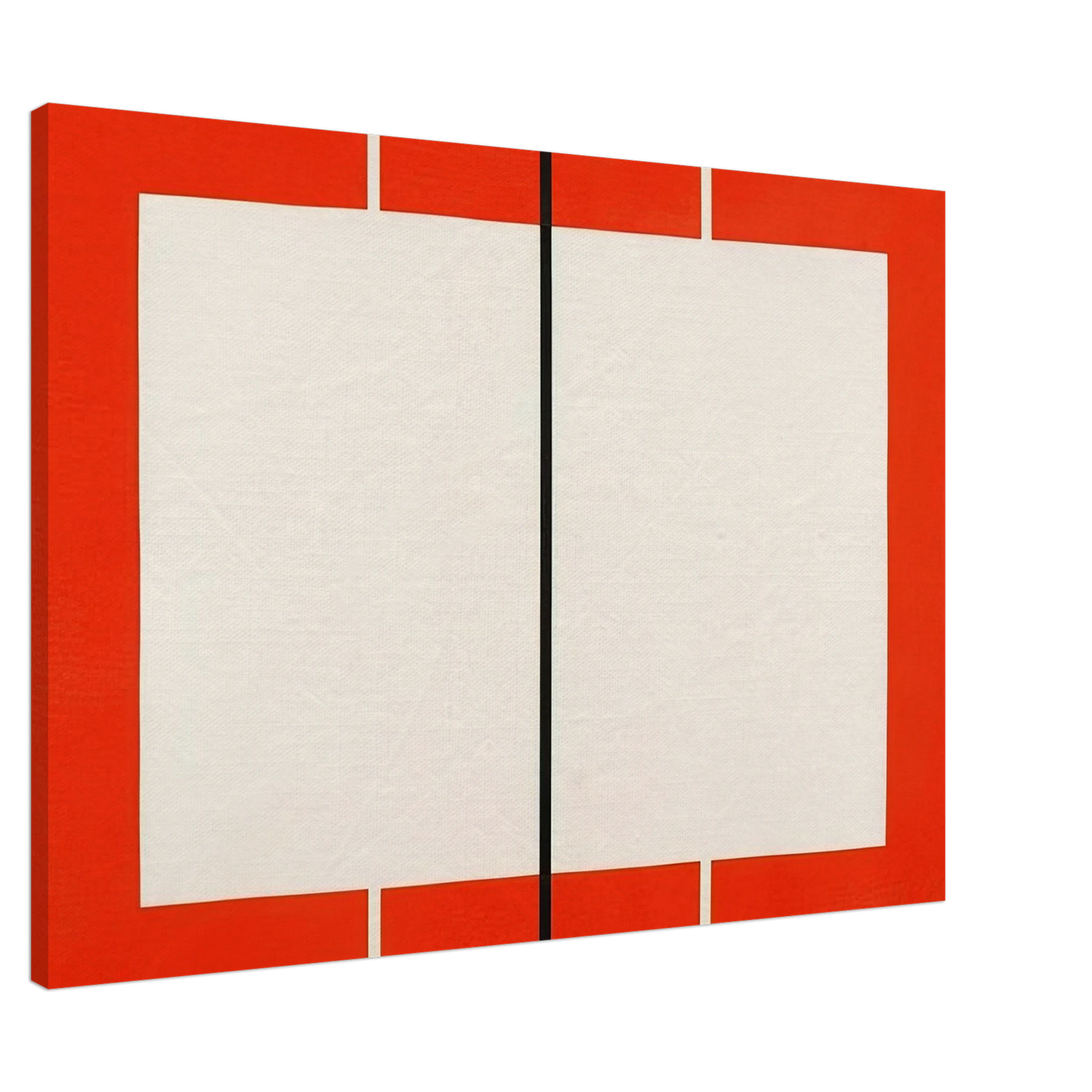 Donald Judd - Untitled S. # 199 - 1990 Canvas - 20x30 cm / 8x12 inches-canvas