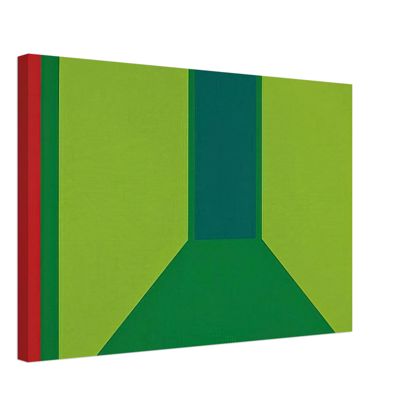 Karl Benjamin - Corridor - 1960 Canvas - 70x100 cm / 28x40 inches-canvas