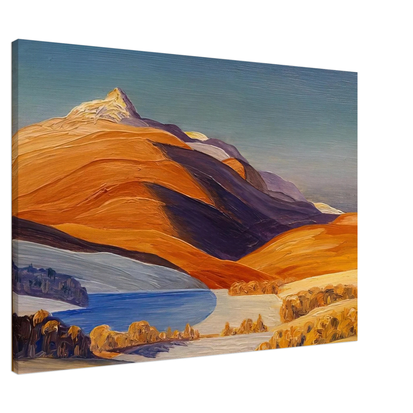 Rockwell Kent - Vermont Study Canvas - 20x30 cm / 8x12 inches-canvas