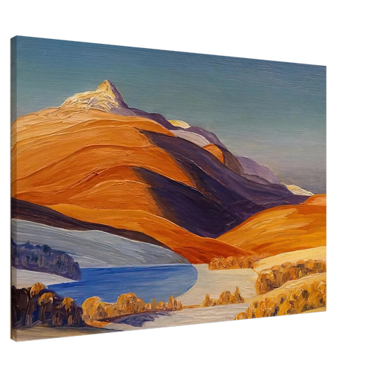 Rockwell Kent - Vermont Study Canvas - 20x30 cm / 8x12 inches-canvas