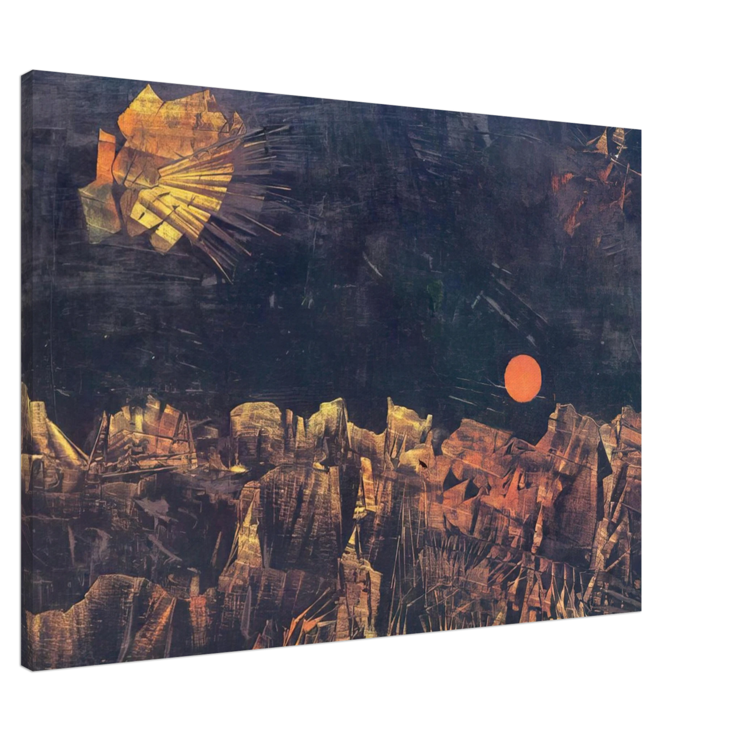 Max Ernst - Praise to Tanguy Canvas - 20x30 cm / 8x12 inches-canvas