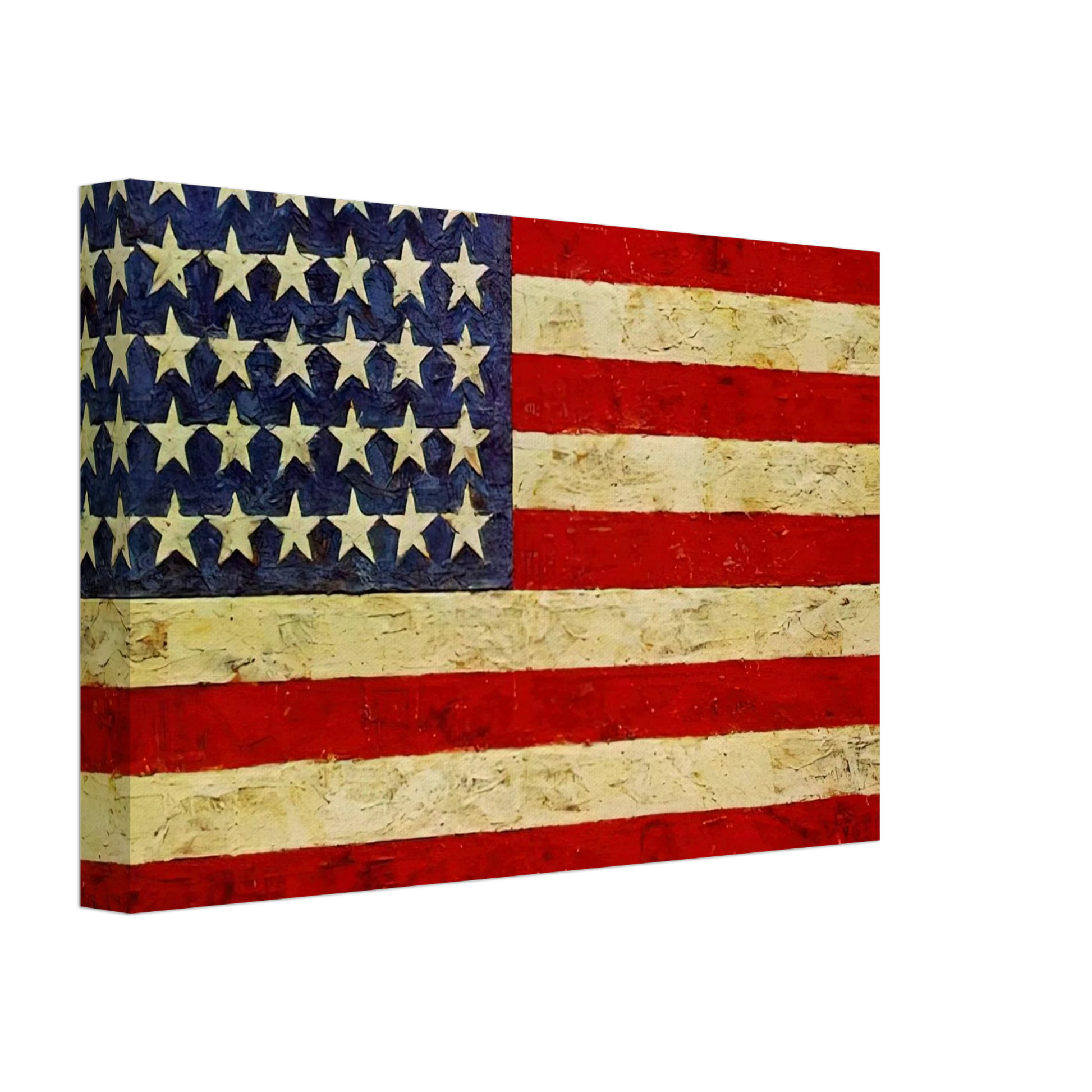 Jasper Johns - FLAG Canvas - 70x100 cm / 28x40 inches-canvas