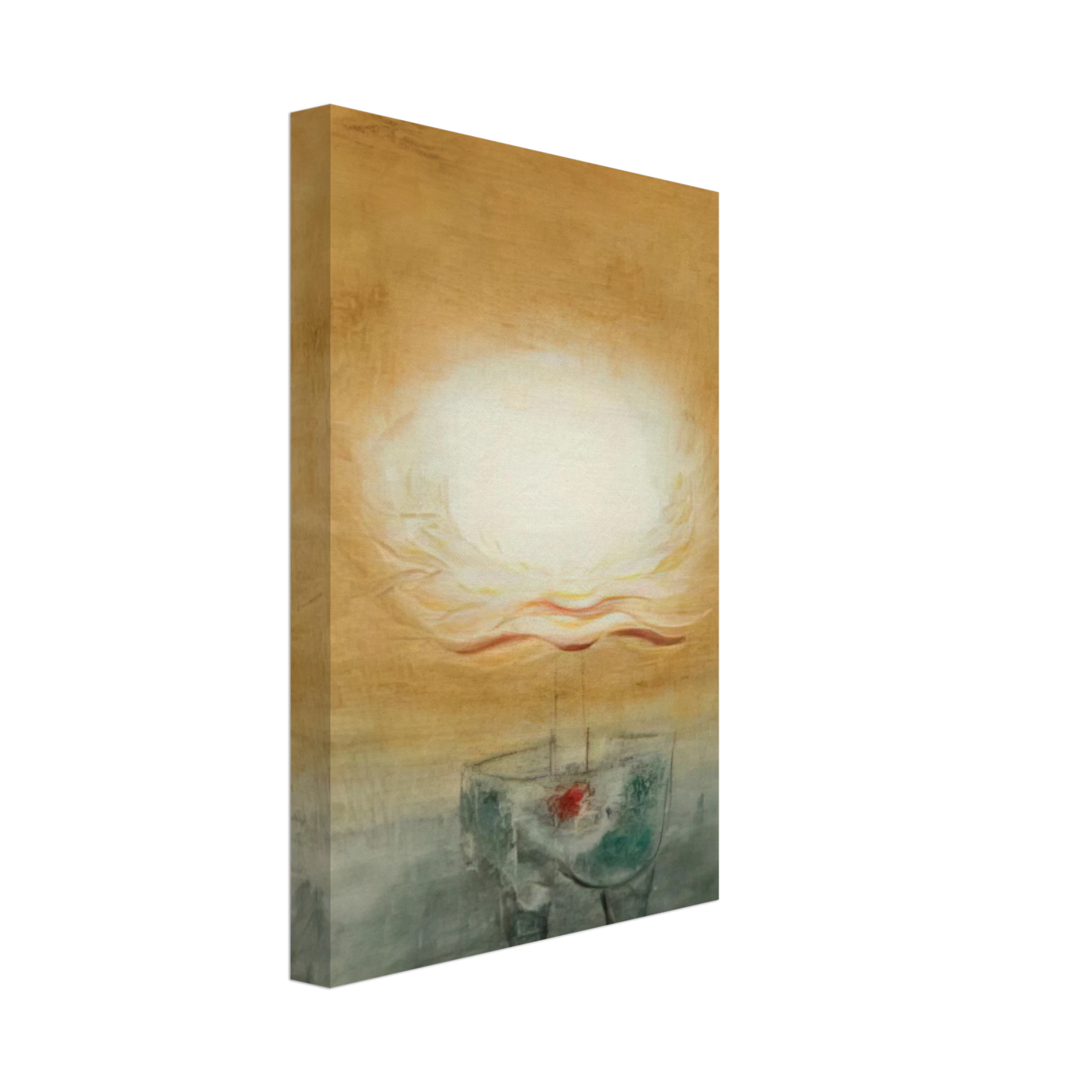 Morris Graves - Lotus - 1945 Canvas - 40x60 cm / 16x24 inches-canvas