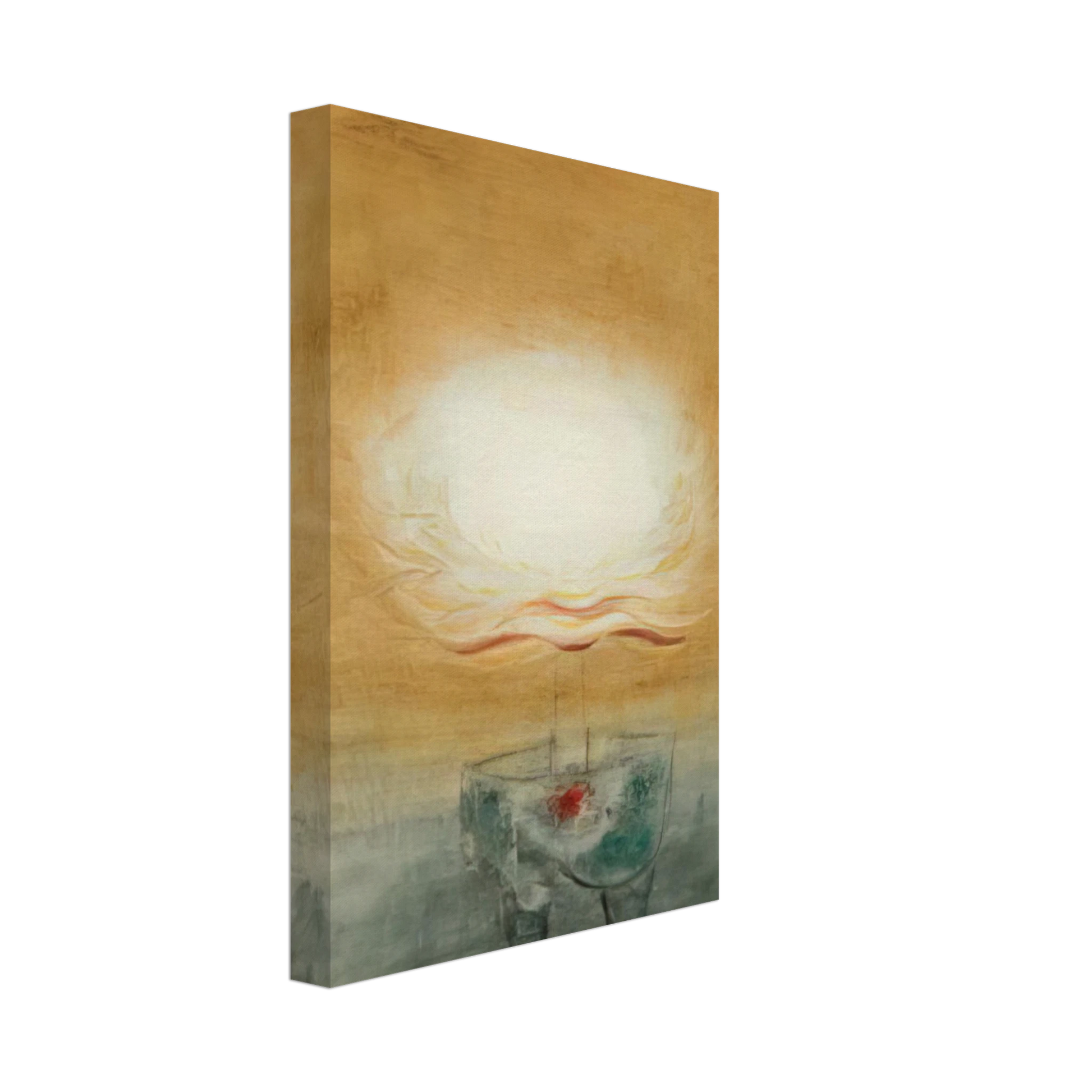 Morris Graves - Lotus - 1945 Canvas - 40x60 cm / 16x24 inches-canvas