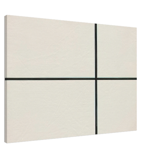 Ellsworth Kelly - Horizontal and Vertical Lines Canvas - 20x30 cm / 8x12 inches-canvas